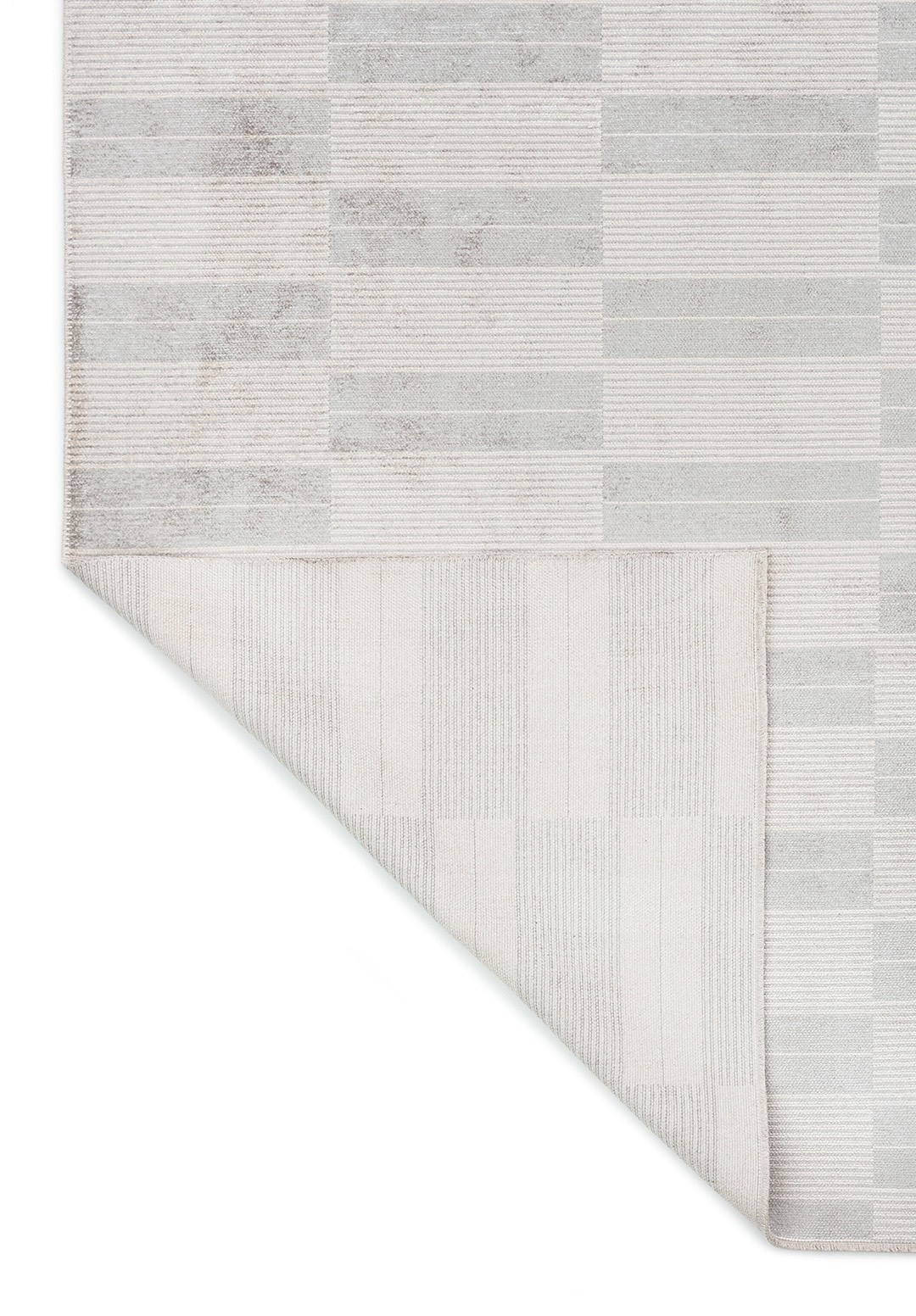 GLITCH LIGHT GREY - ECRU RUG - 3
