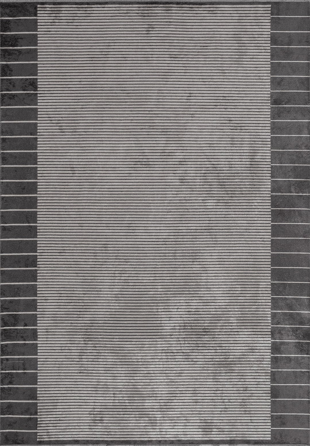 CONTRAST LIGHT CREAM - CHARCOAL RUG