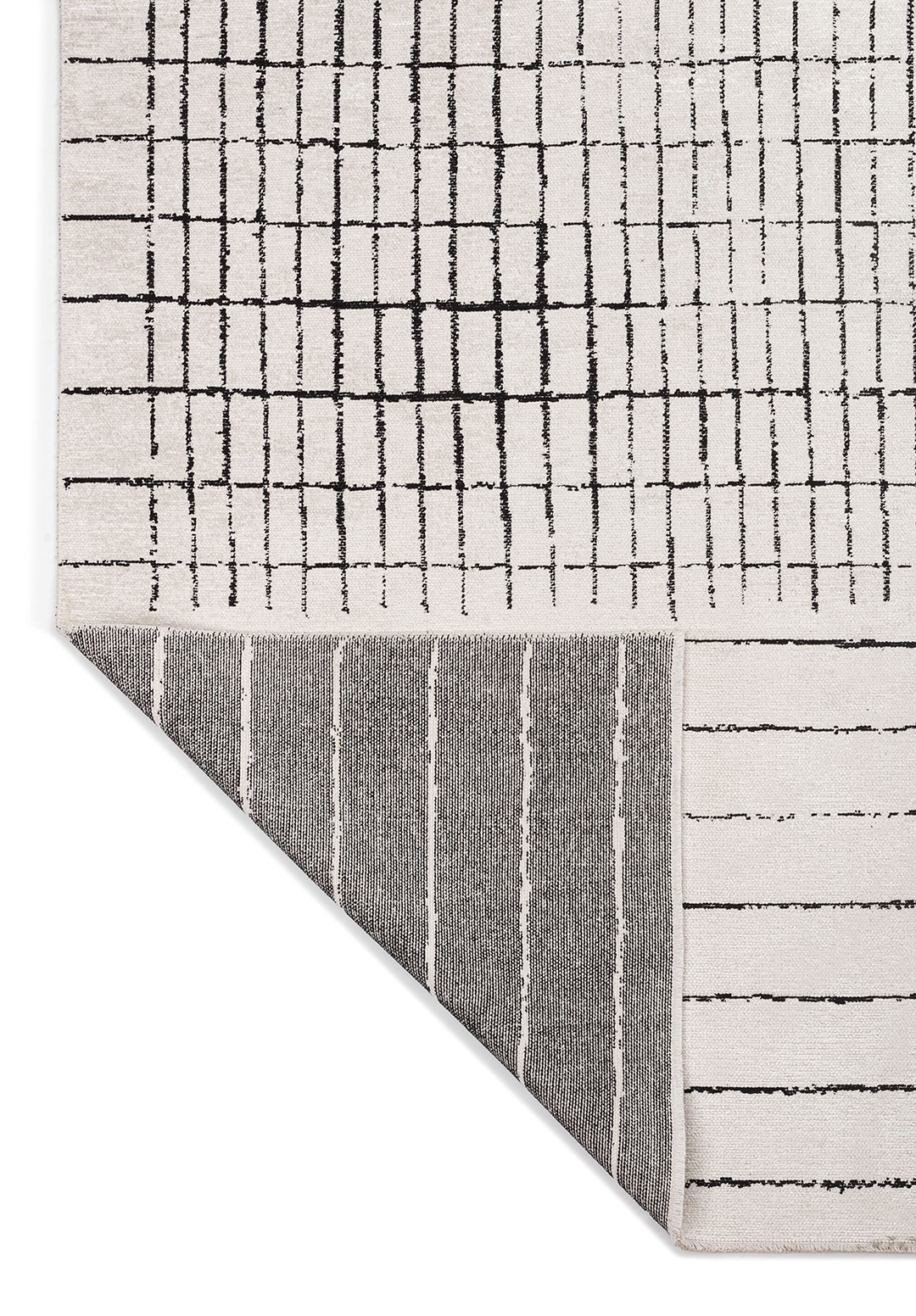PERSPECTIVE BLACK - ECRU RUG - 3