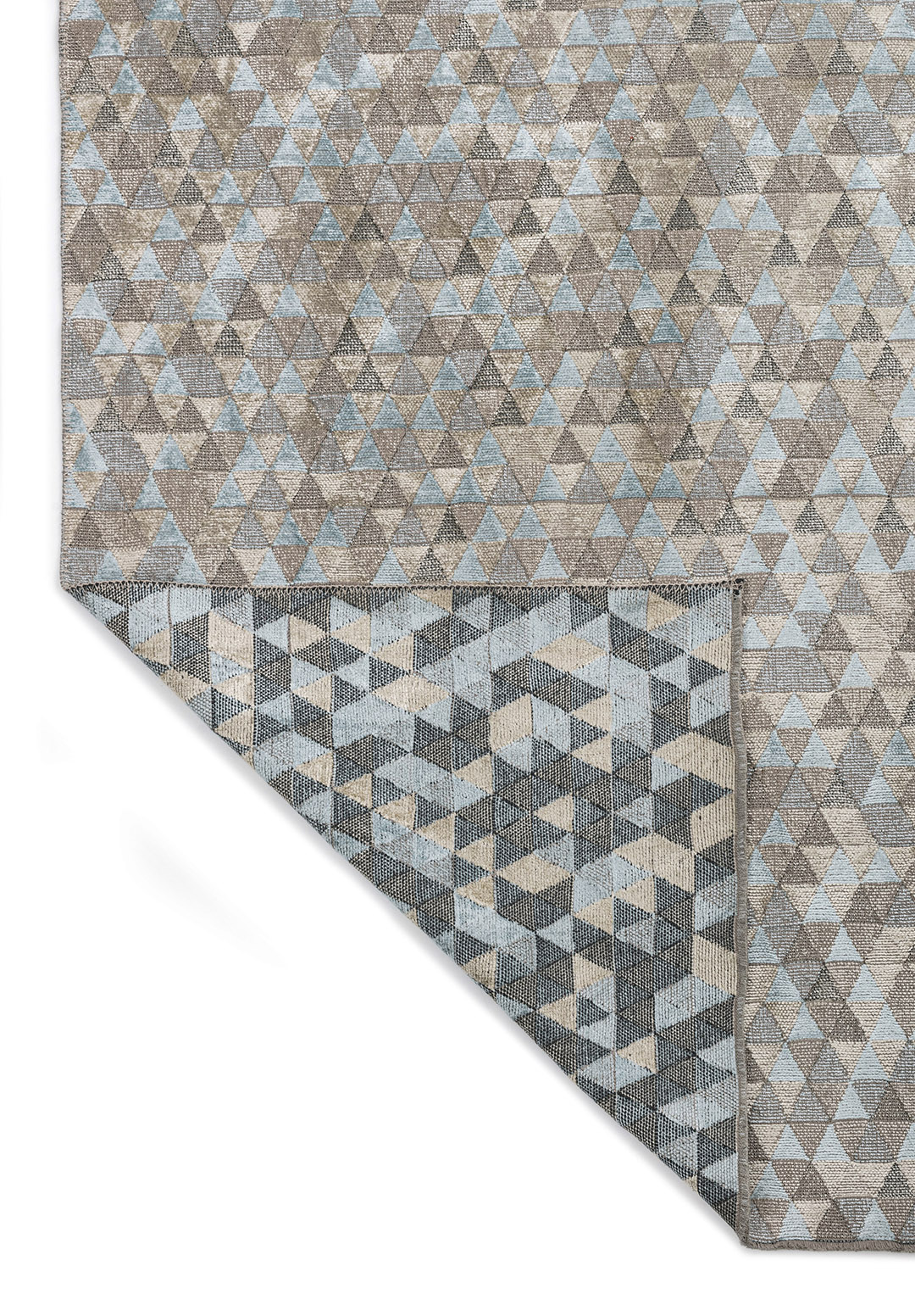 HARVEST ICE BLUE - CREAM RUG - 3