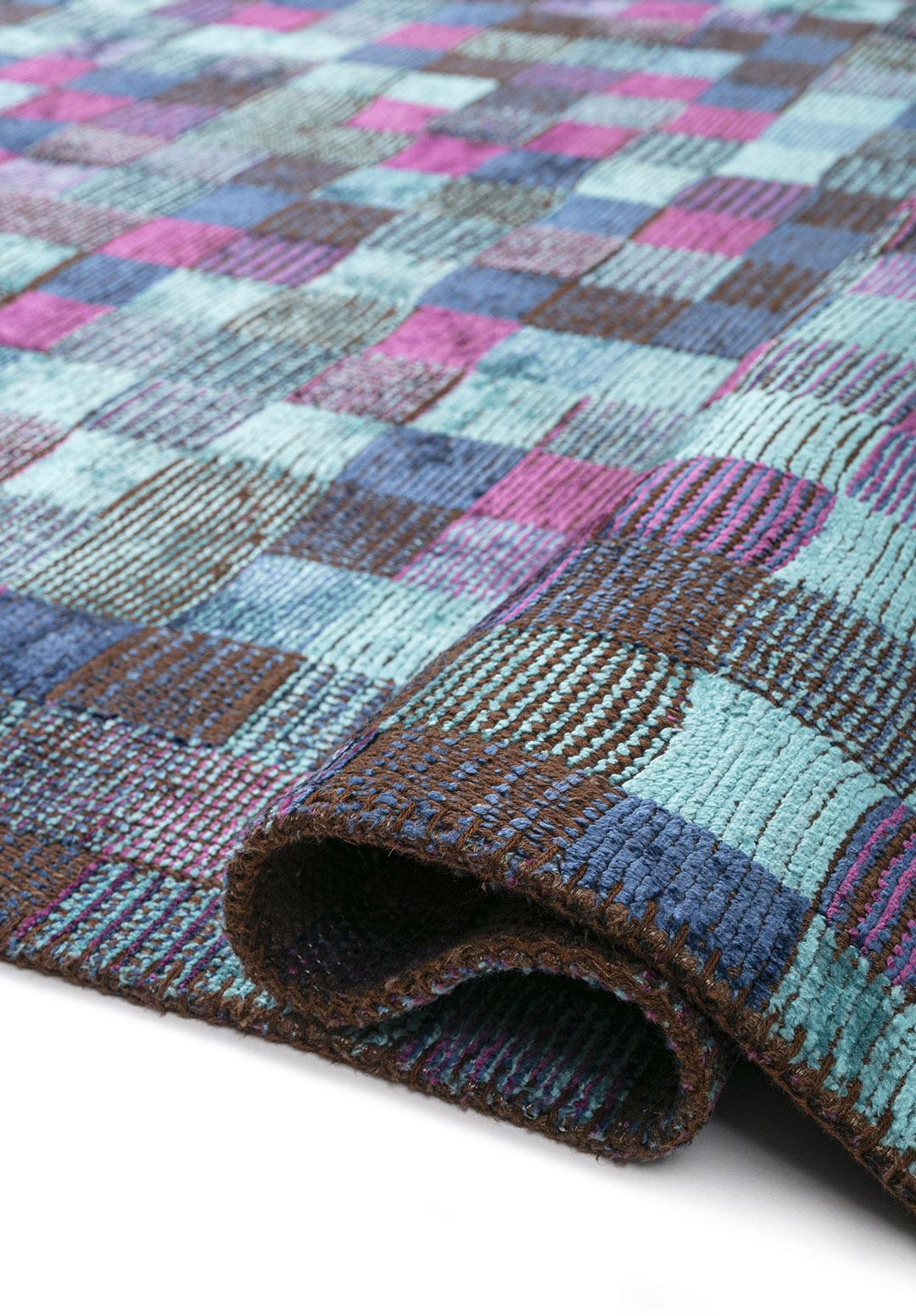 DESERT PURPLE - NAVY BLUE - TURQUOISE RUG - 2