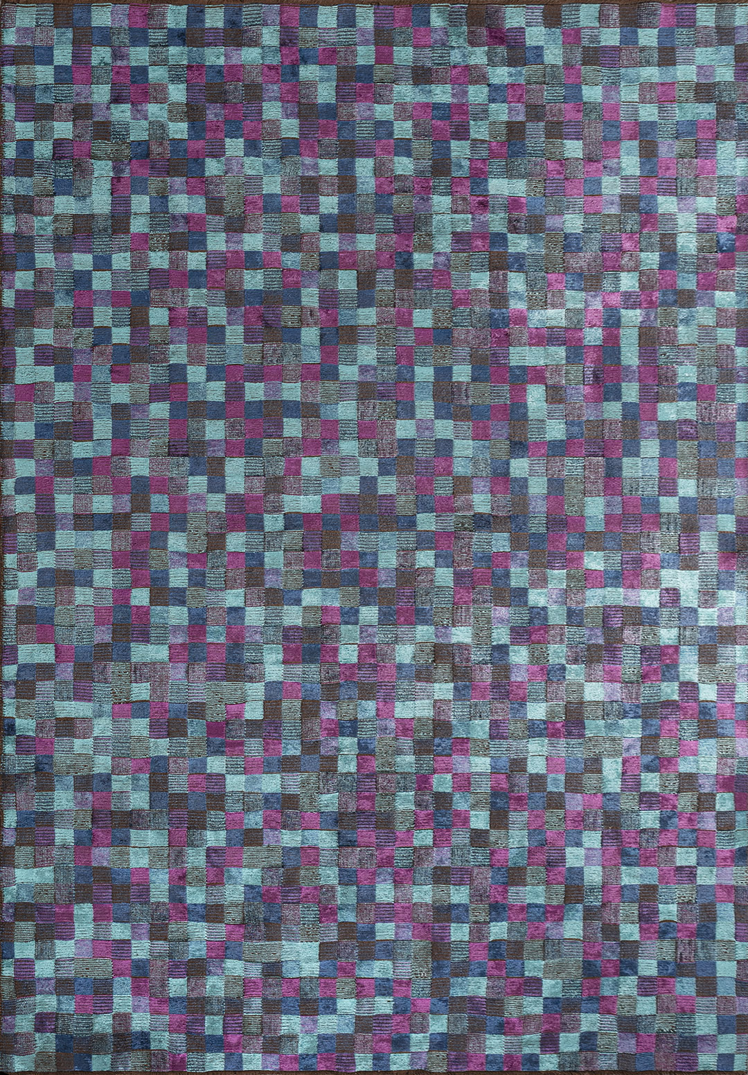 DESERT PURPLE - NAVY BLUE - TURQUOISE RUG - 1