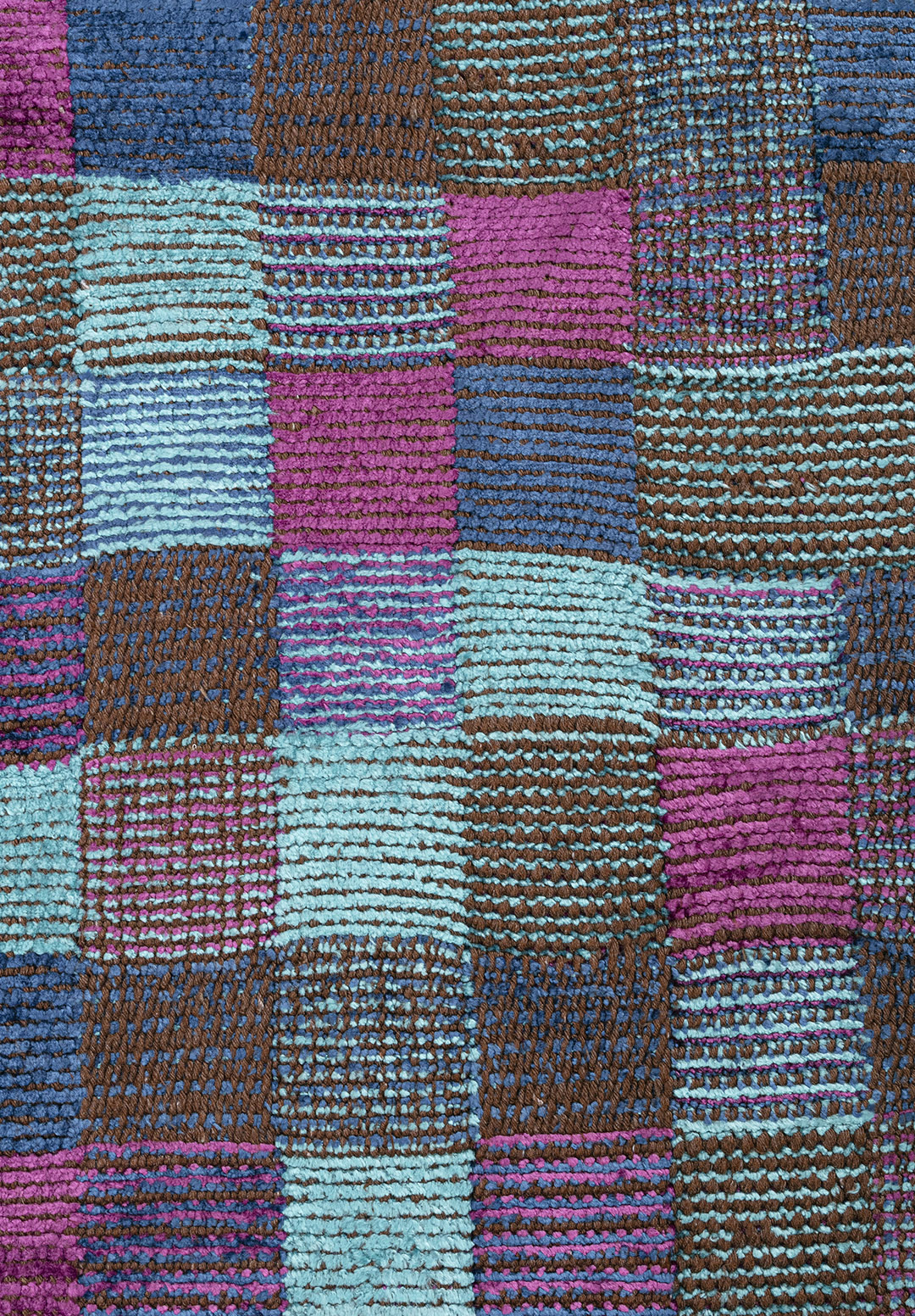 DESERT PURPLE - NAVY BLUE - TURQUOISE RUG - 5
