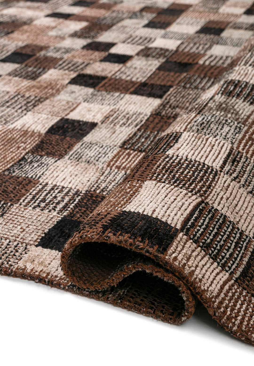 DESERT GREY - BLACK - LIGHT CREAM RUG - 2