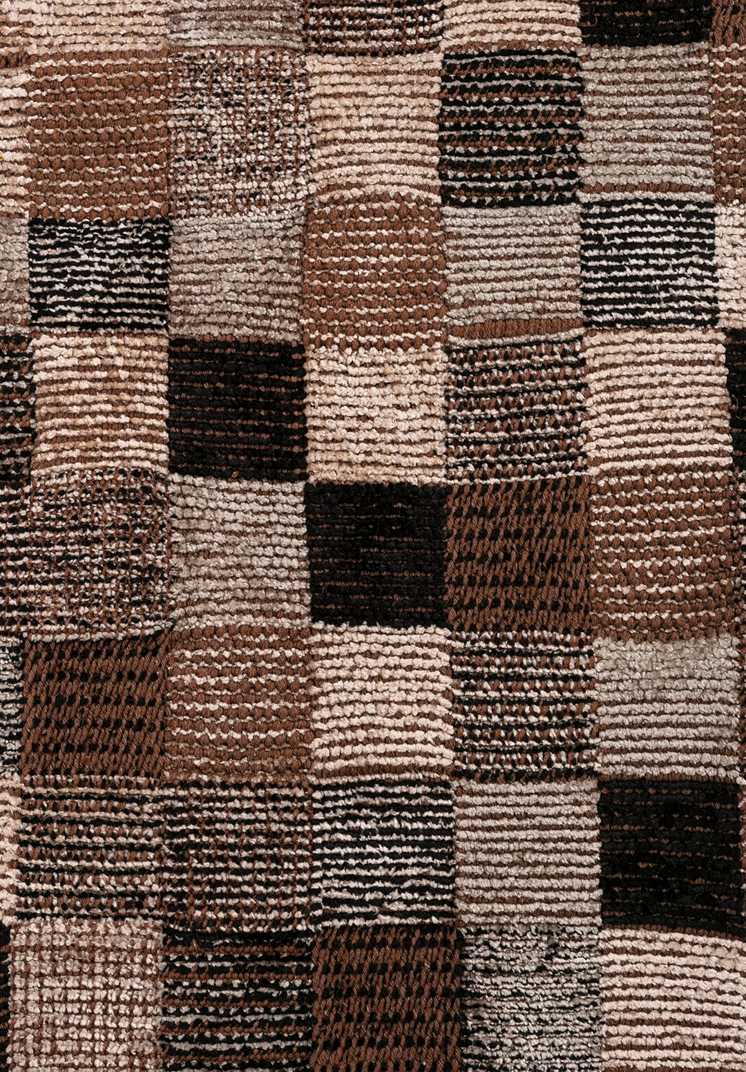 DESERT GREY - BLACK - LIGHT CREAM RUG - 5