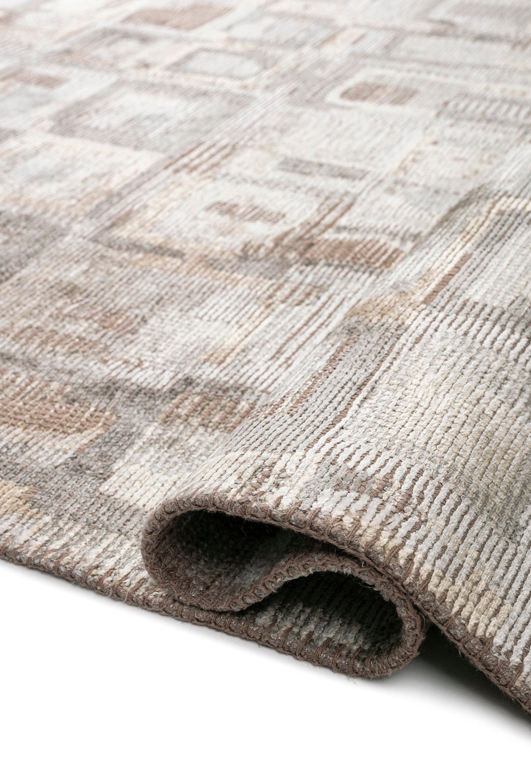 TRIBE GREY - BONE - CREAM RUG - 2