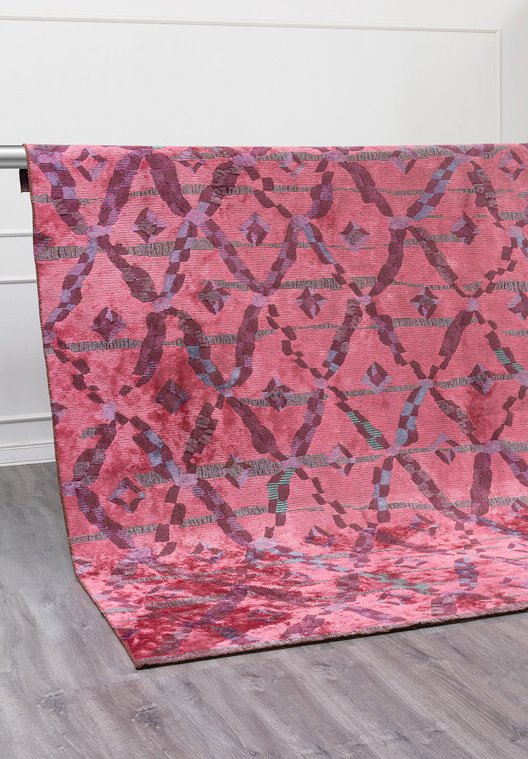 JASMINE PURPLE - PINK - TURQUOISE RUG - 4