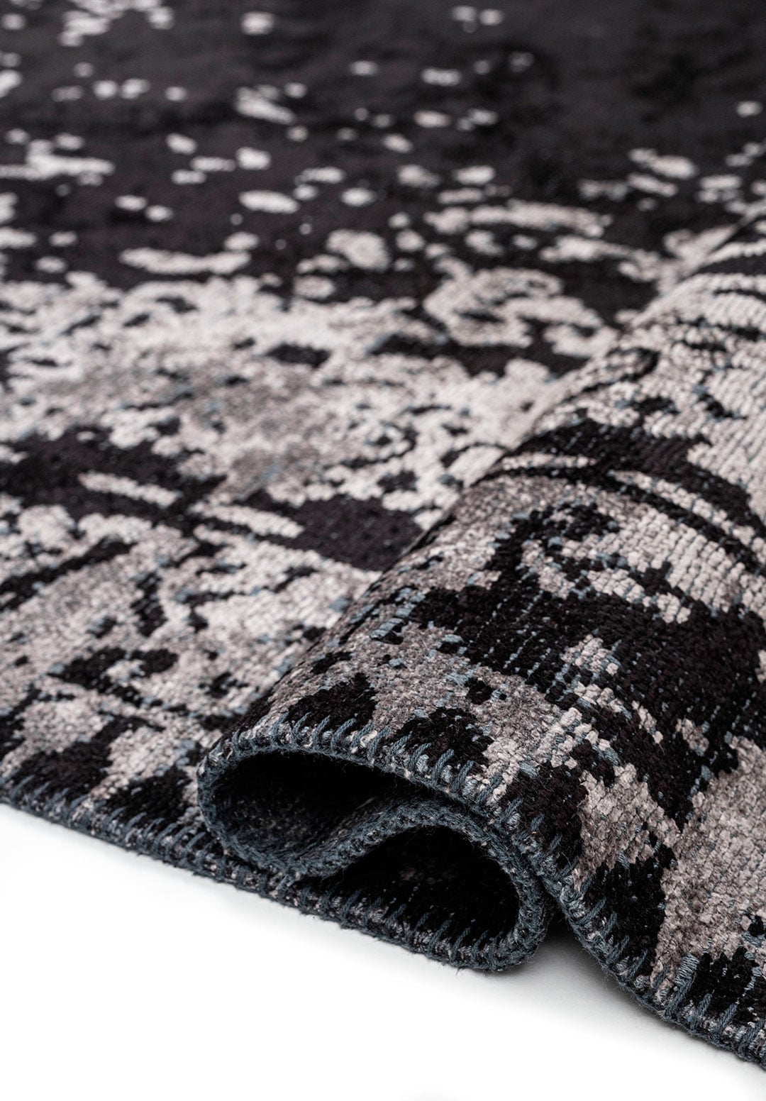 TREASURE BLACK - LIGHT GREY RUG - 2