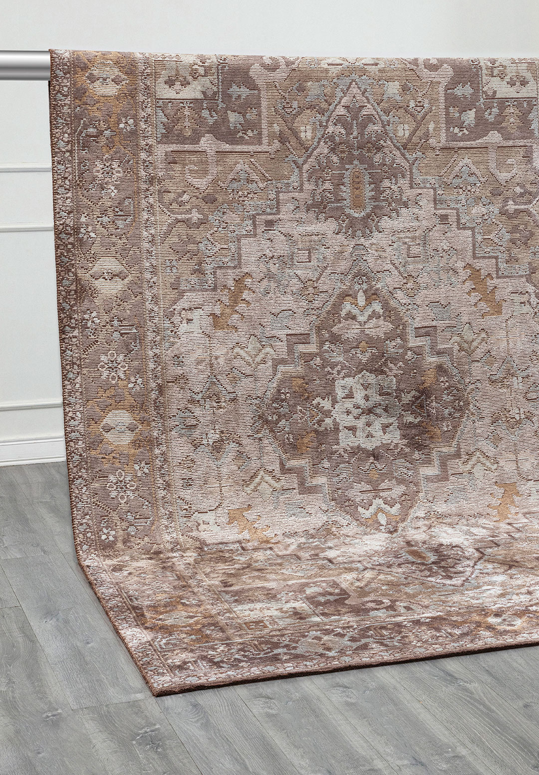 CITADEL DARK GREY - BONE - ICE BLUE - BEIGE - DARK BEIGE RUG - 4