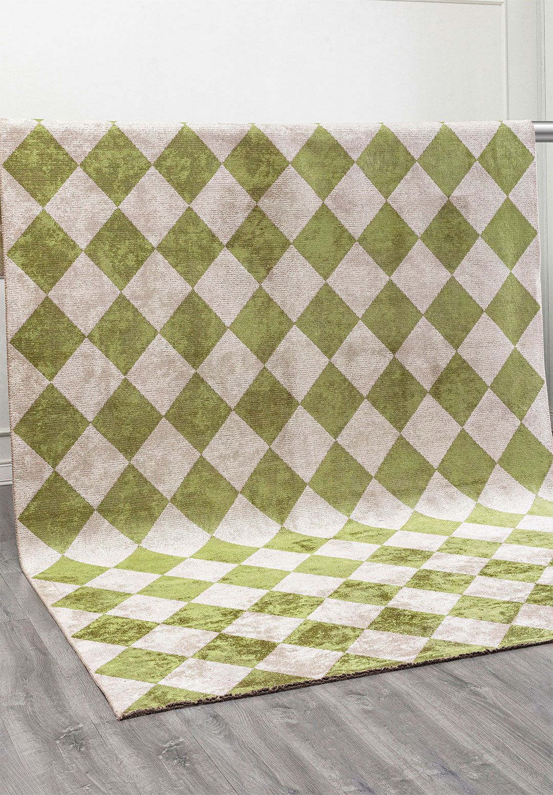 RETRO GREEN - LIGHT CREAM RUG - 4