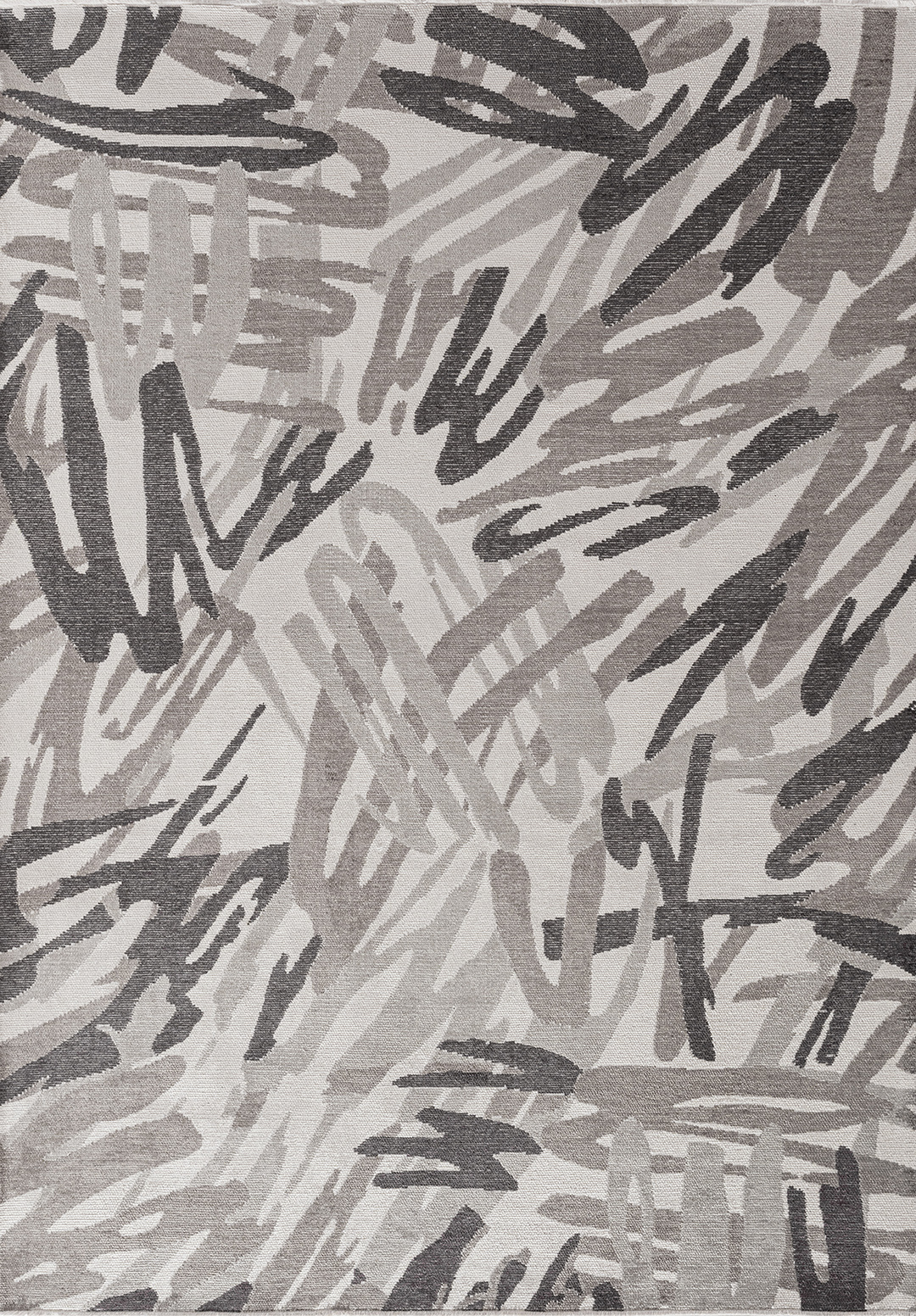 CARNIVAL CHARCOAL - DARK GREY - GREY - ECRU RUG