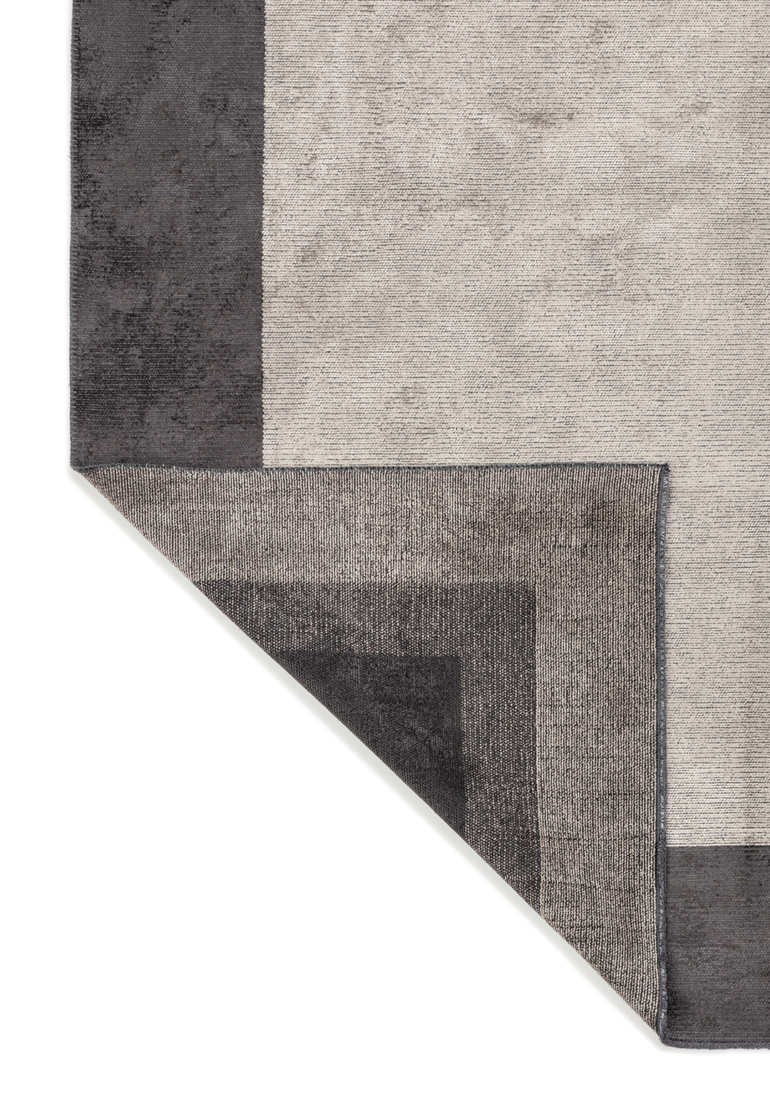 BORDER CHARCOAL - CREAM RUG - 3