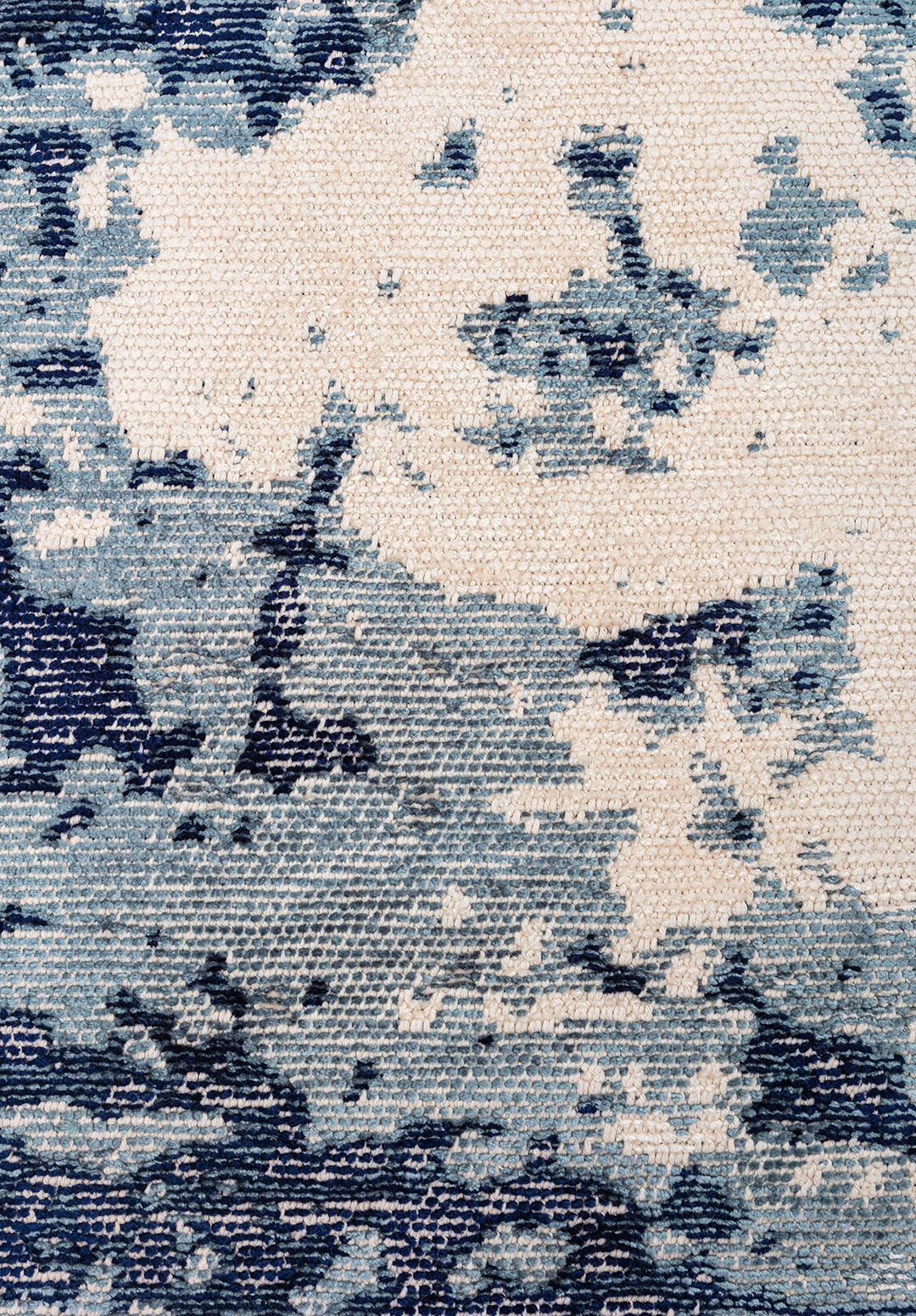 BLAZE DARK NAVY - BLUE - ECRU RUG - 5