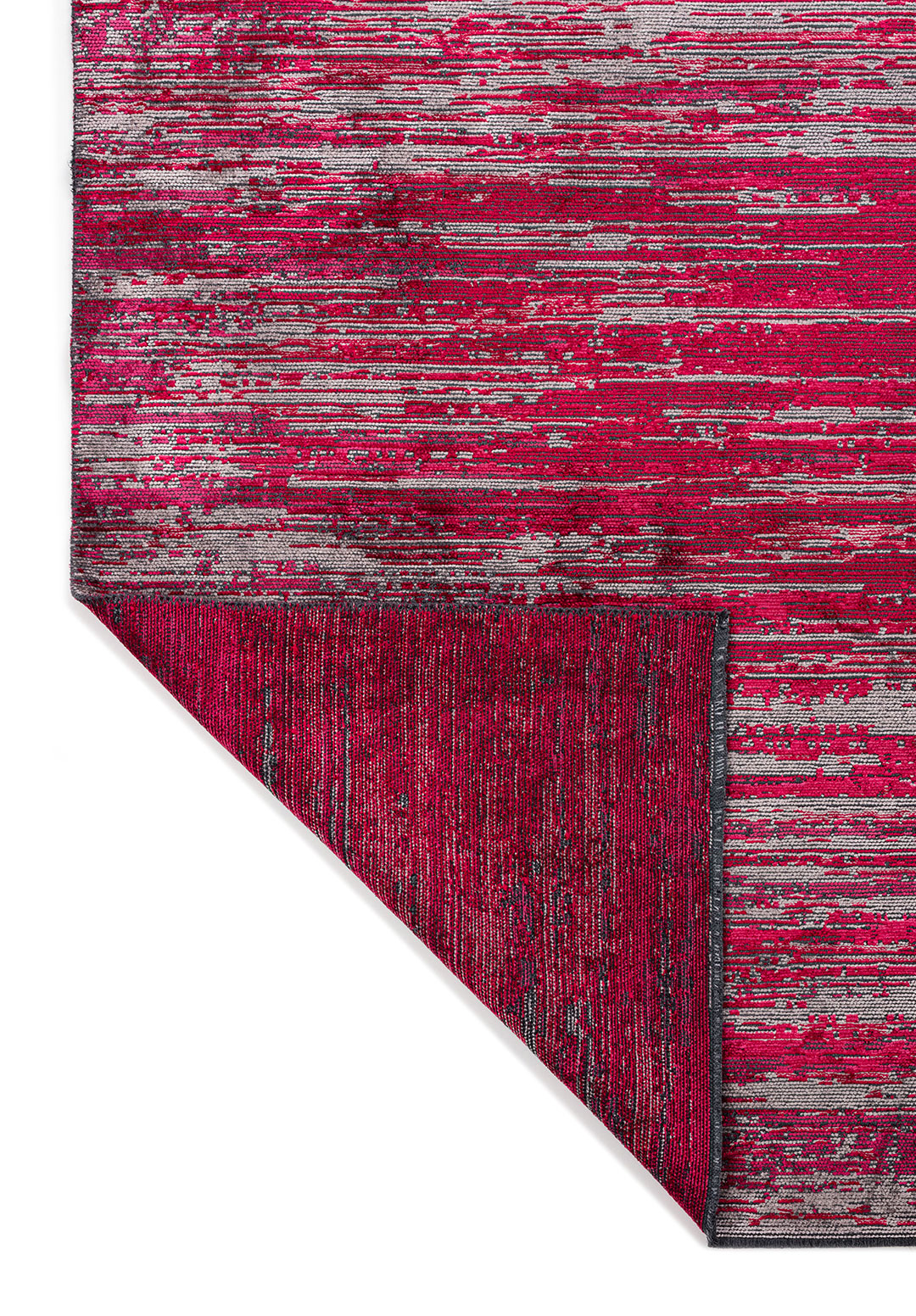 TWILIGHT LIGHT GREY - FUSCHIA - MAGENTA RUG - 3