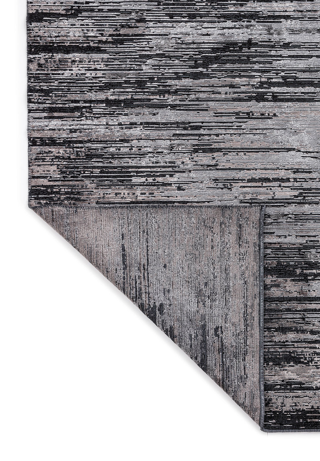 TWILIGHT BLACK - DARK GREY - LIGHT GREY RUG - 3