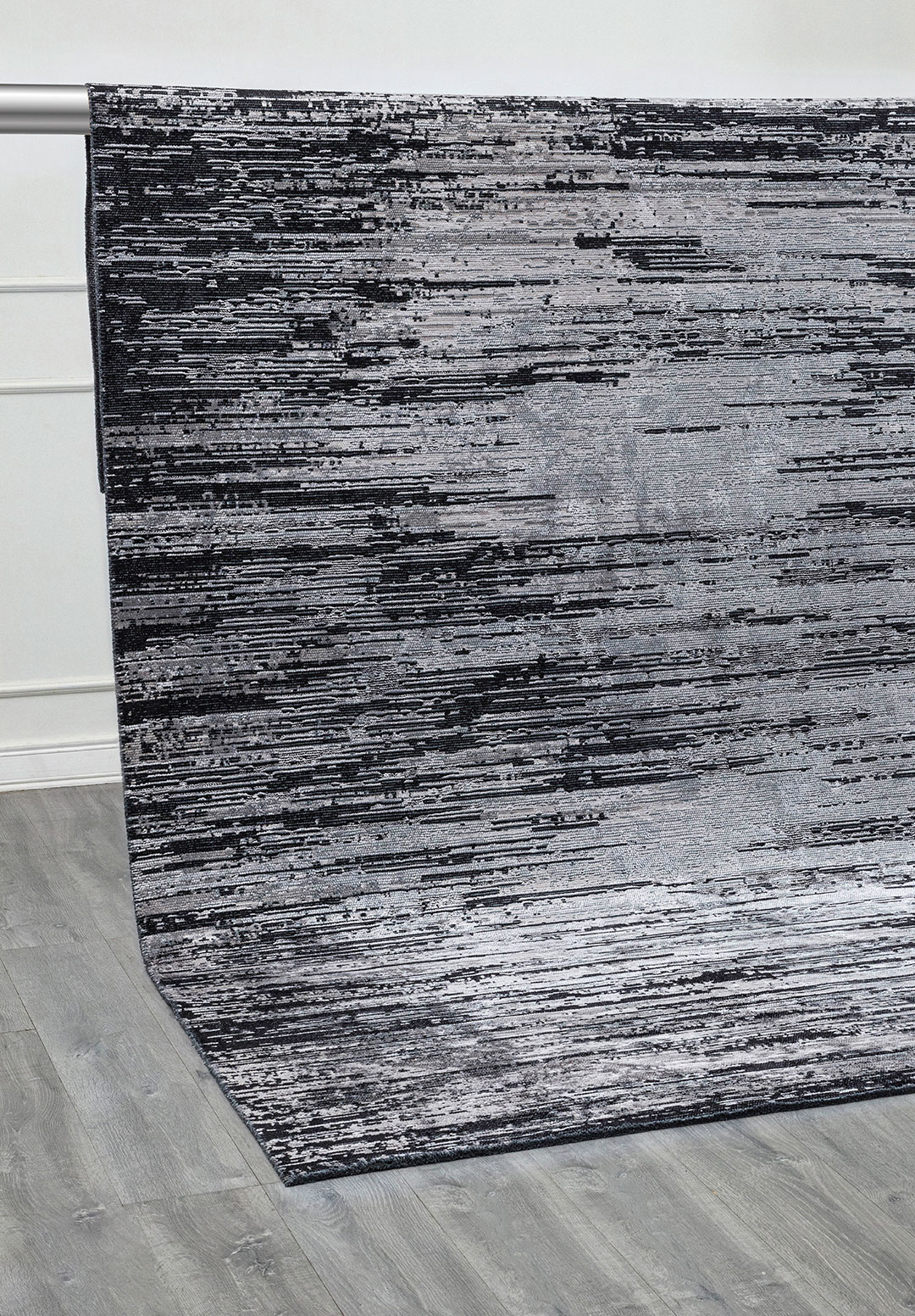 TWILIGHT BLACK - DARK GREY - LIGHT GREY RUG - 4