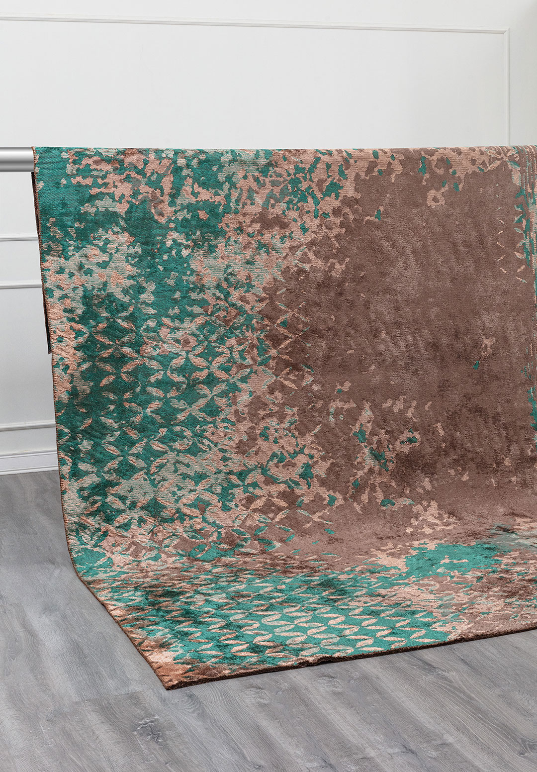 BLOOM DARK MINK - DARK GREEN - COPPER RUG - 4