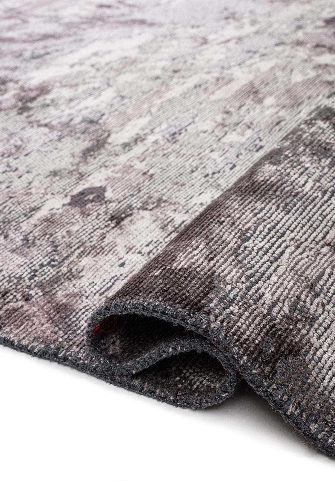 MEADOW RED - BLACK - CHARCOAL - GREY - BONE RUG - 2