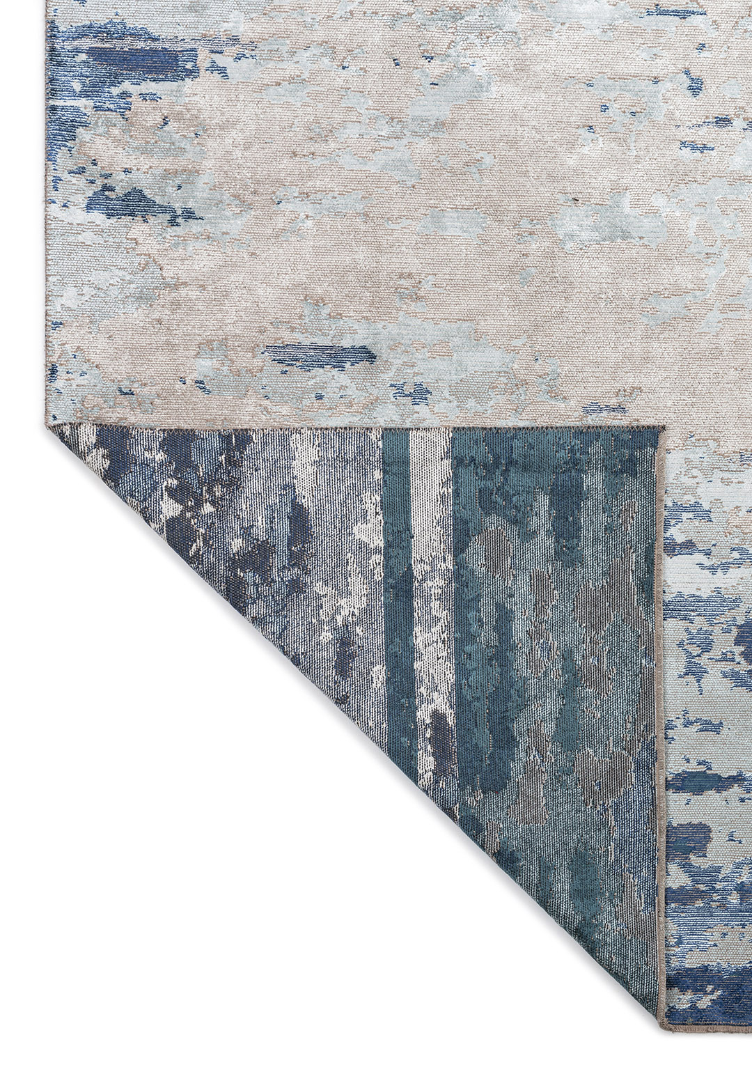 MEADOW PETROL - DARK NAVY - NAVY BLUE - ICE BLUE - BONE RUG - 3