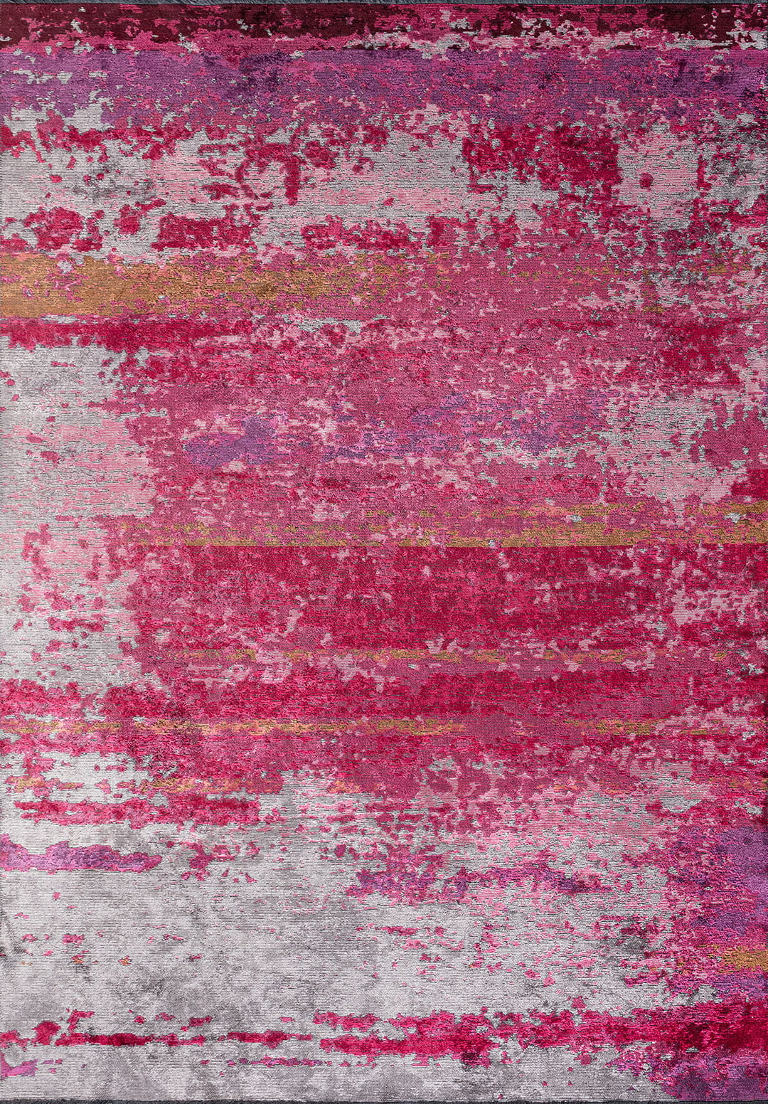 OASIS PURPLE - CHERRY - MAGENTA - TERRA - FUSCHIA - LIGHT GREY RUG