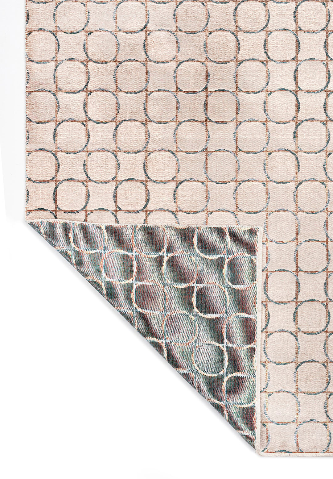 EQUINOX CACAO - PETROL - STONE RUG - 3
