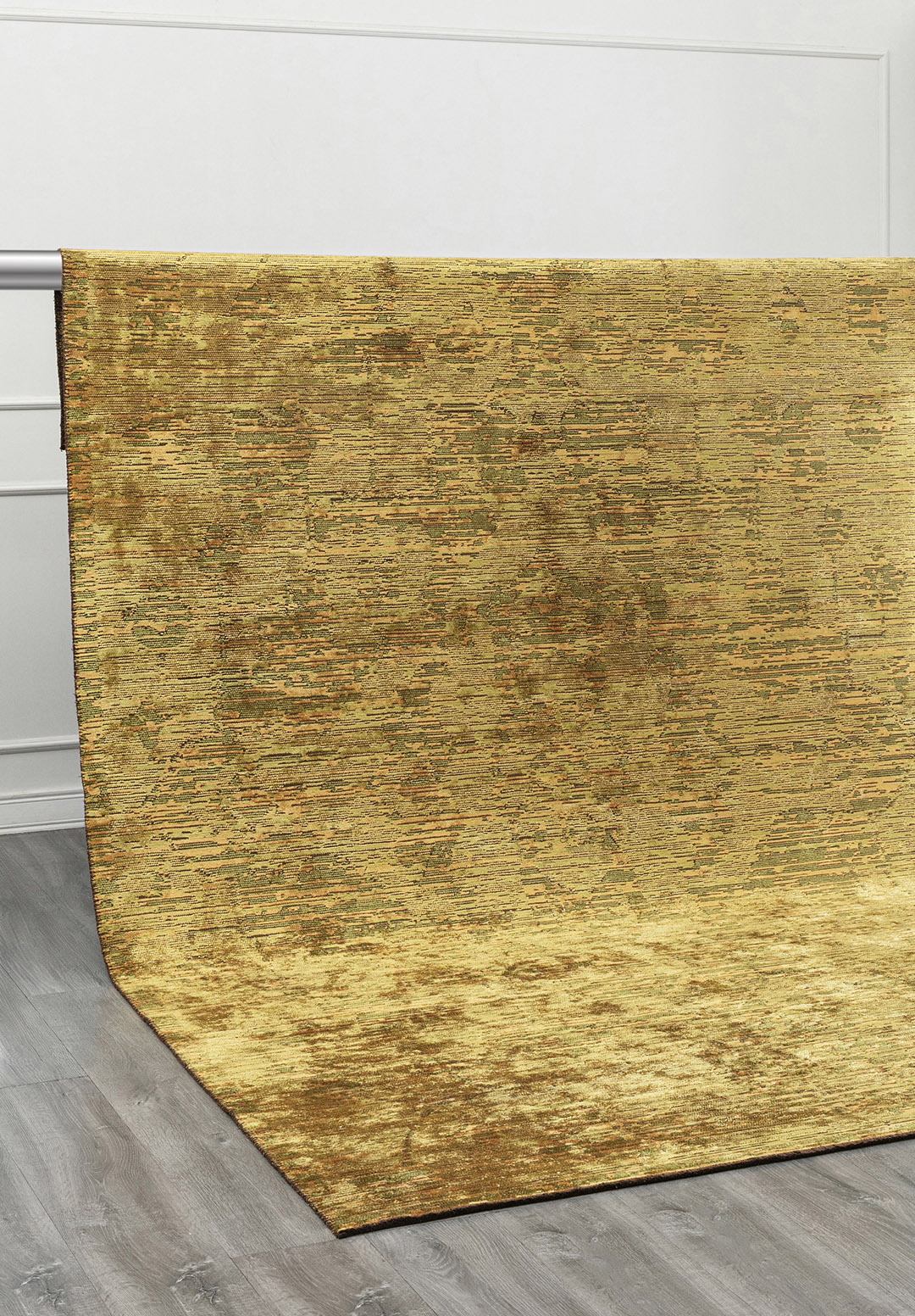 THALIA MUSTARD - KIWI - YELLOW RUG - 4