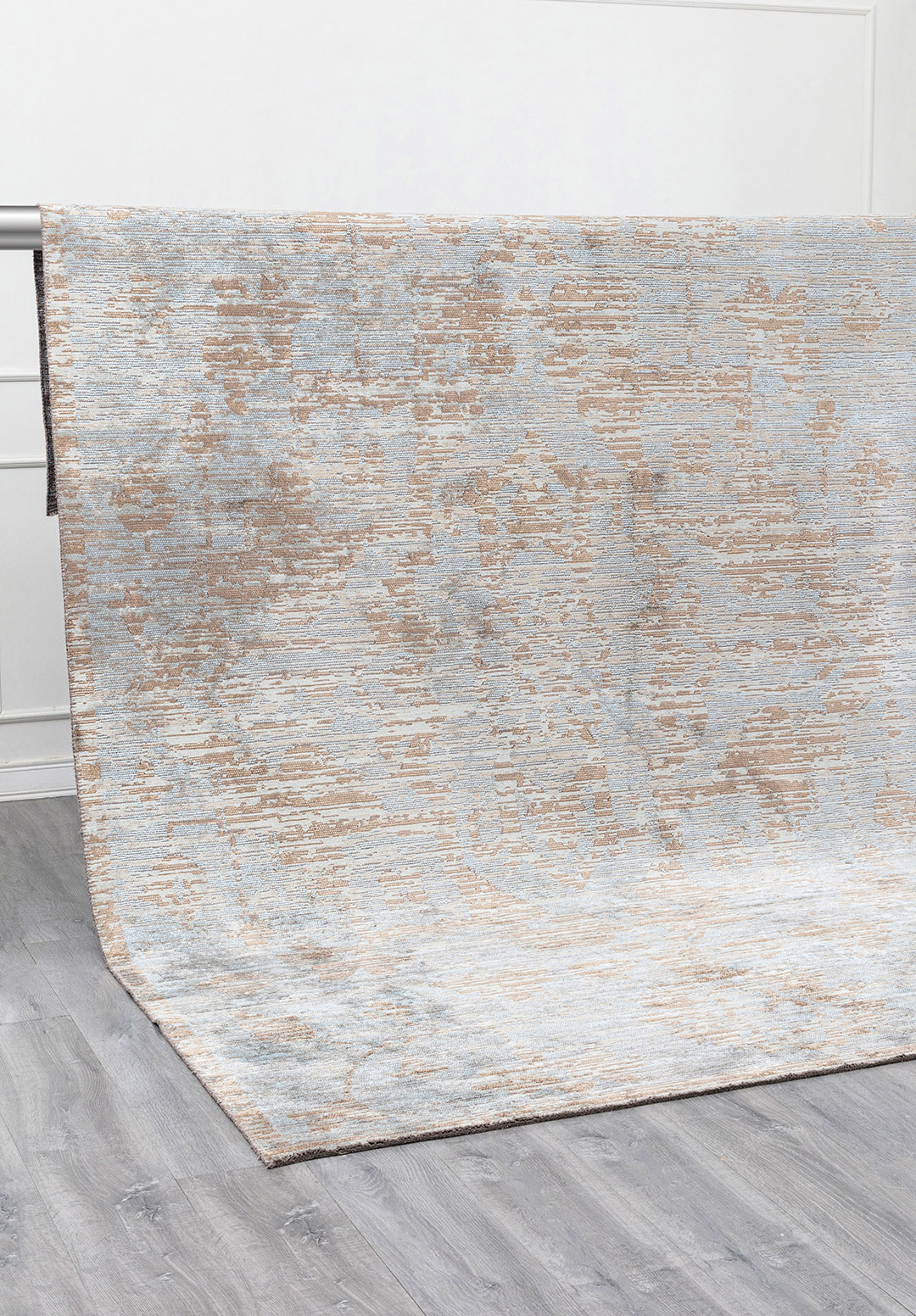 THALIA BEIGE - DARK BEIGE - ICE BLUE RUG - 4