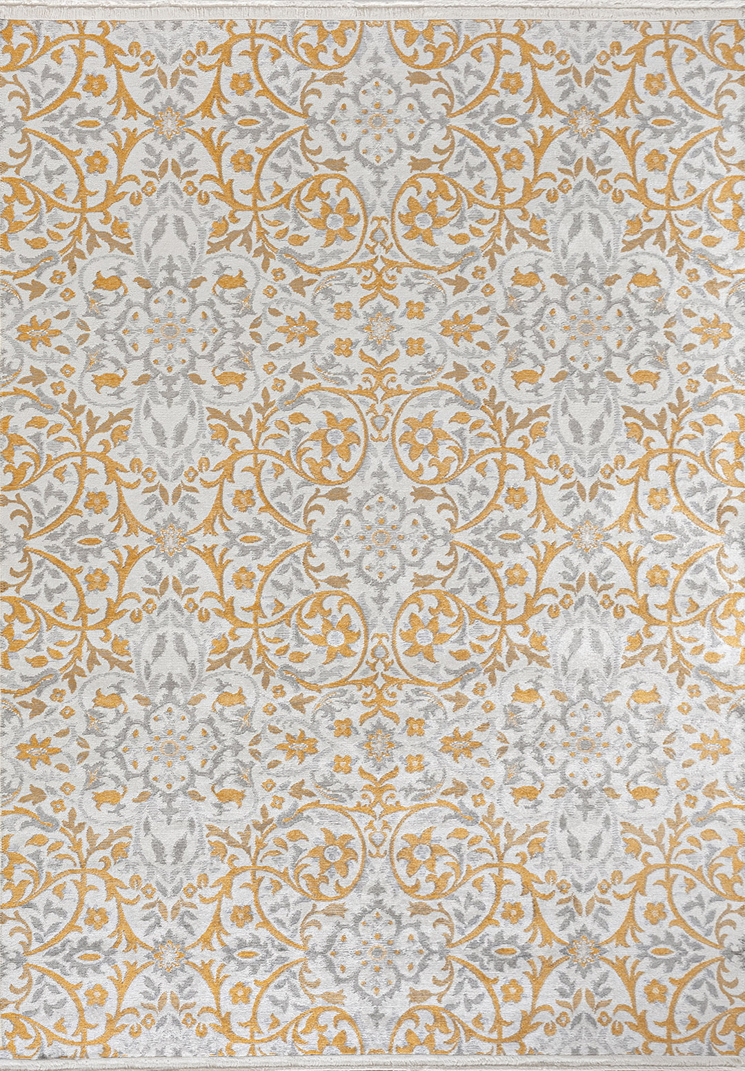 VIOLETTA ECRU - GREY - MUSTARD RUG