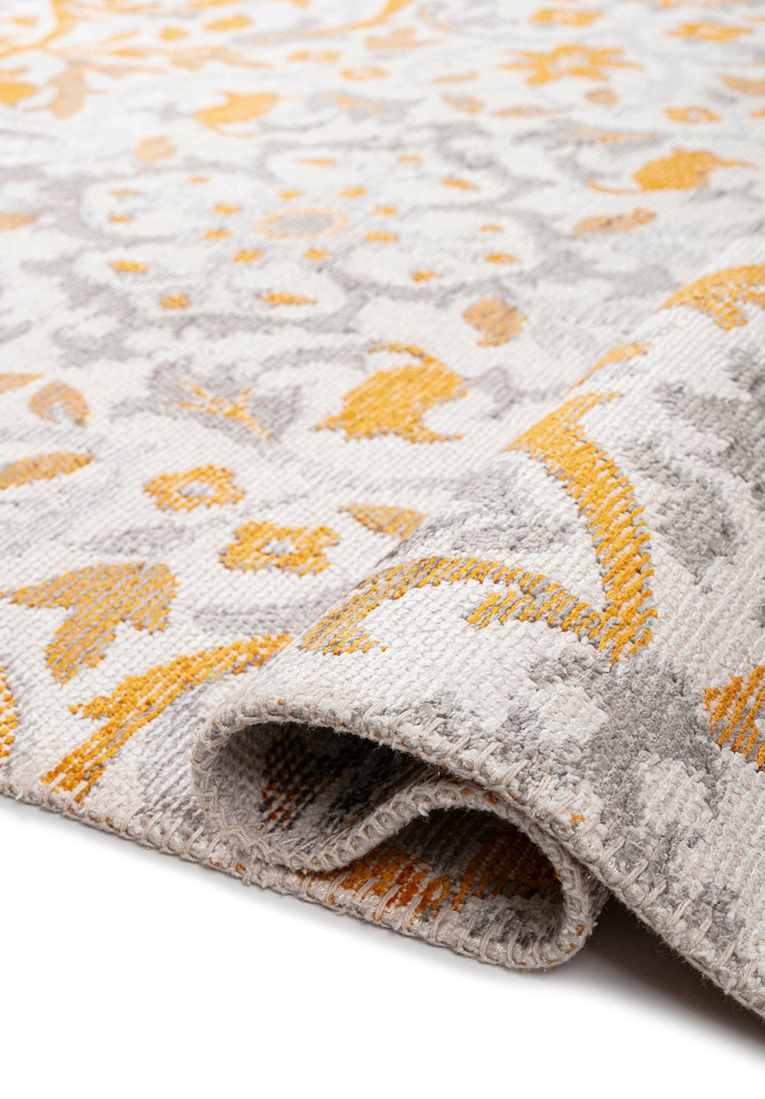 VIOLETTA ECRU - GREY - MUSTARD RUG - 2