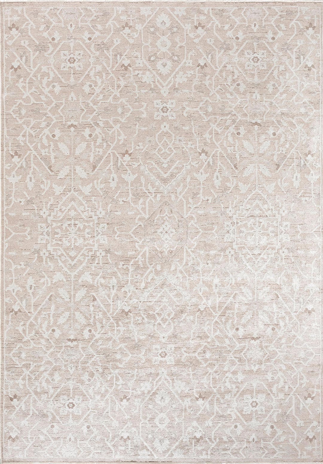 FLEUR NOUGAT - ECRU - STONE RUG - 1