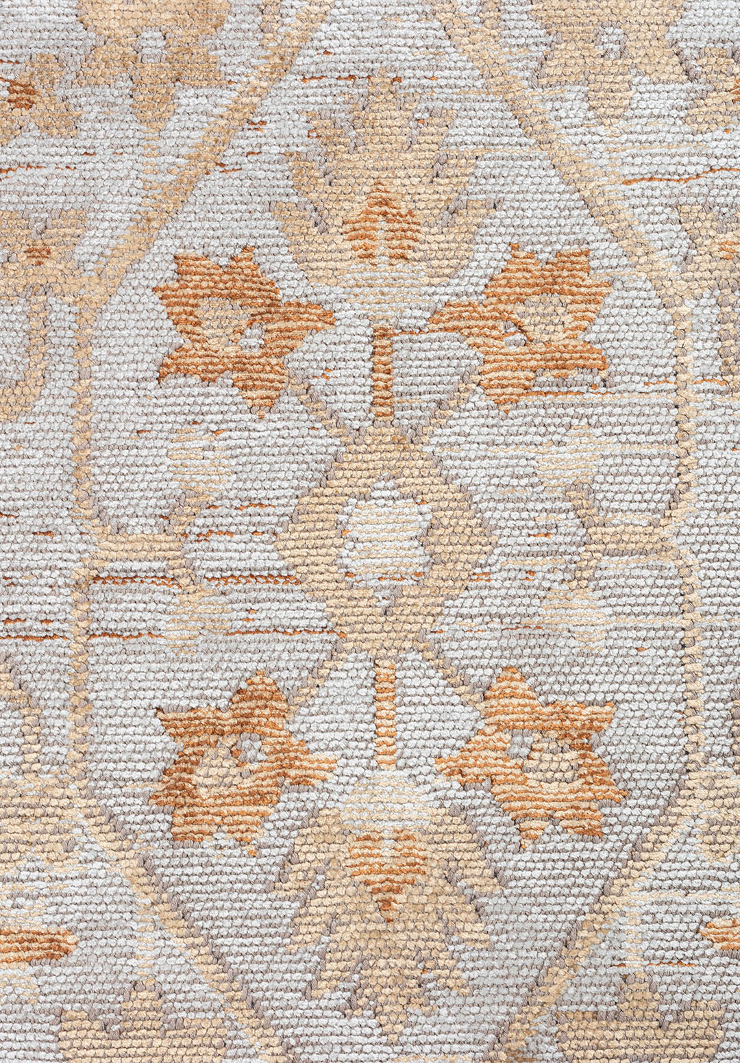FLEUR CACAO - DARK BEIGE - LIGHT GREY RUG - 5