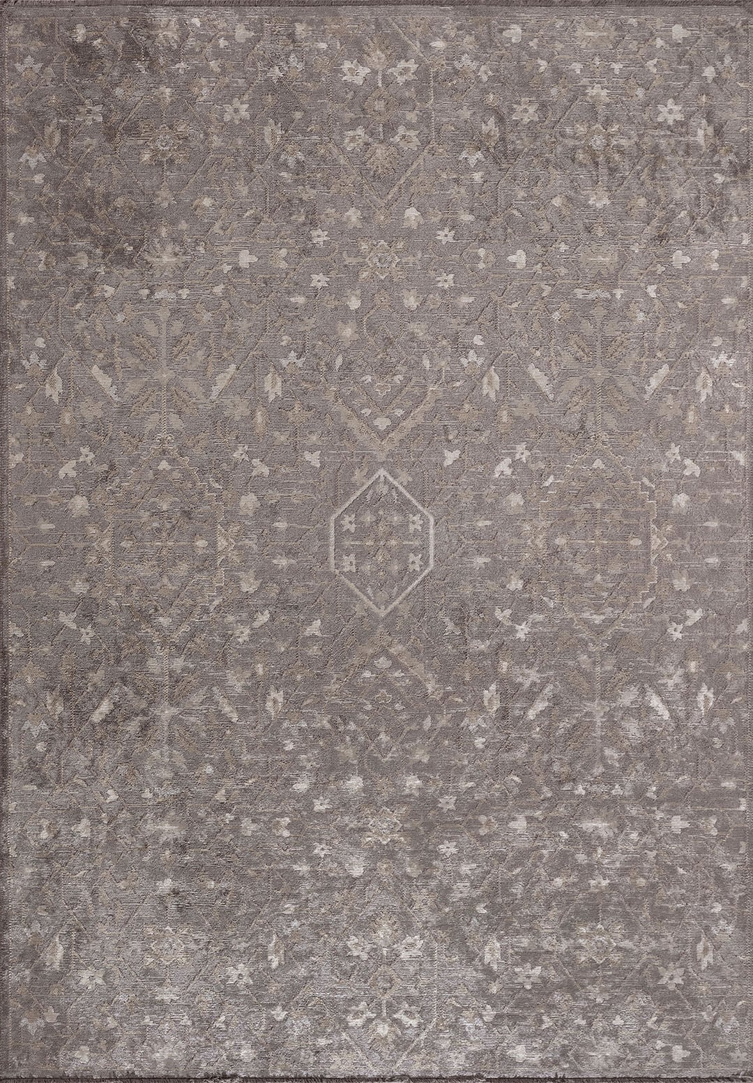 FLEUR BONE - BEIGE - GREY RUG