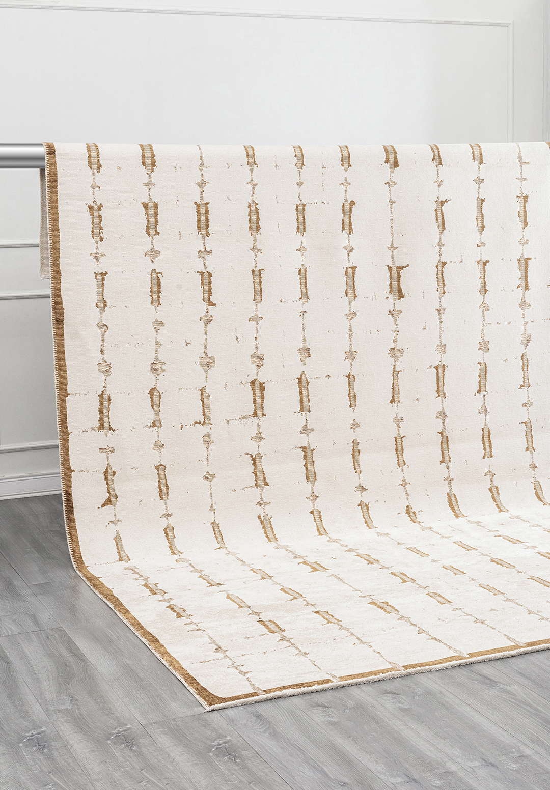 MAYA CACAO - LIGHT BROWN - LIGHT CREAM RUG - 4