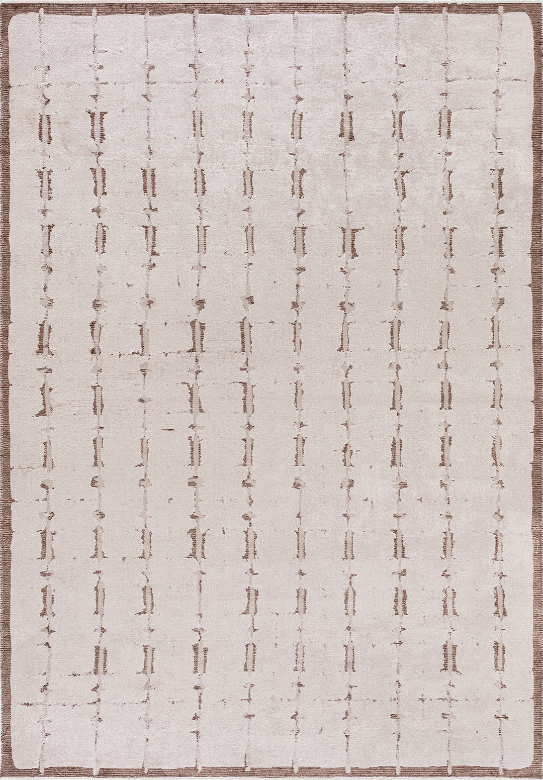 MAYA DARK BROWN - NOUGAT - STONE RUG - 1