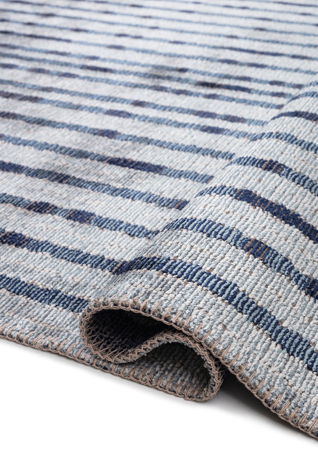 GLACIER DARK NAVY - BLUE - WHITE RUG - 2