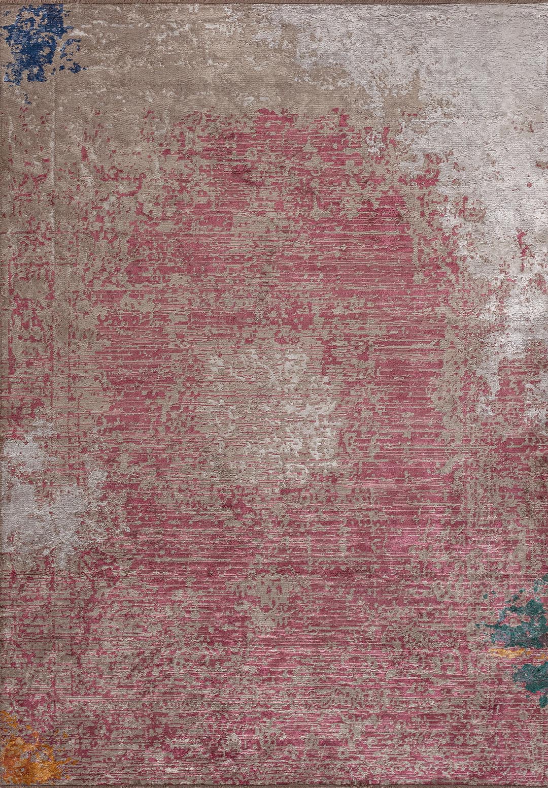MEDALLION BONE - BEIGE - ROSE - MUSTARD - DARK GREEN - NAVY BLUE RUG