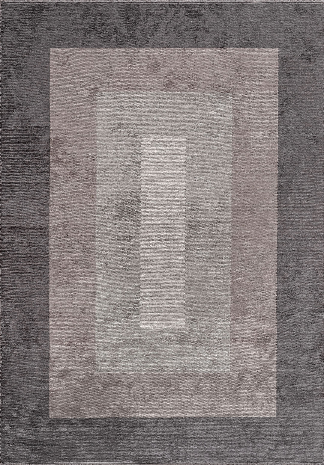 HALL CHARCOAL - DARK GREY - GREY - LIGHT CREAM RUG