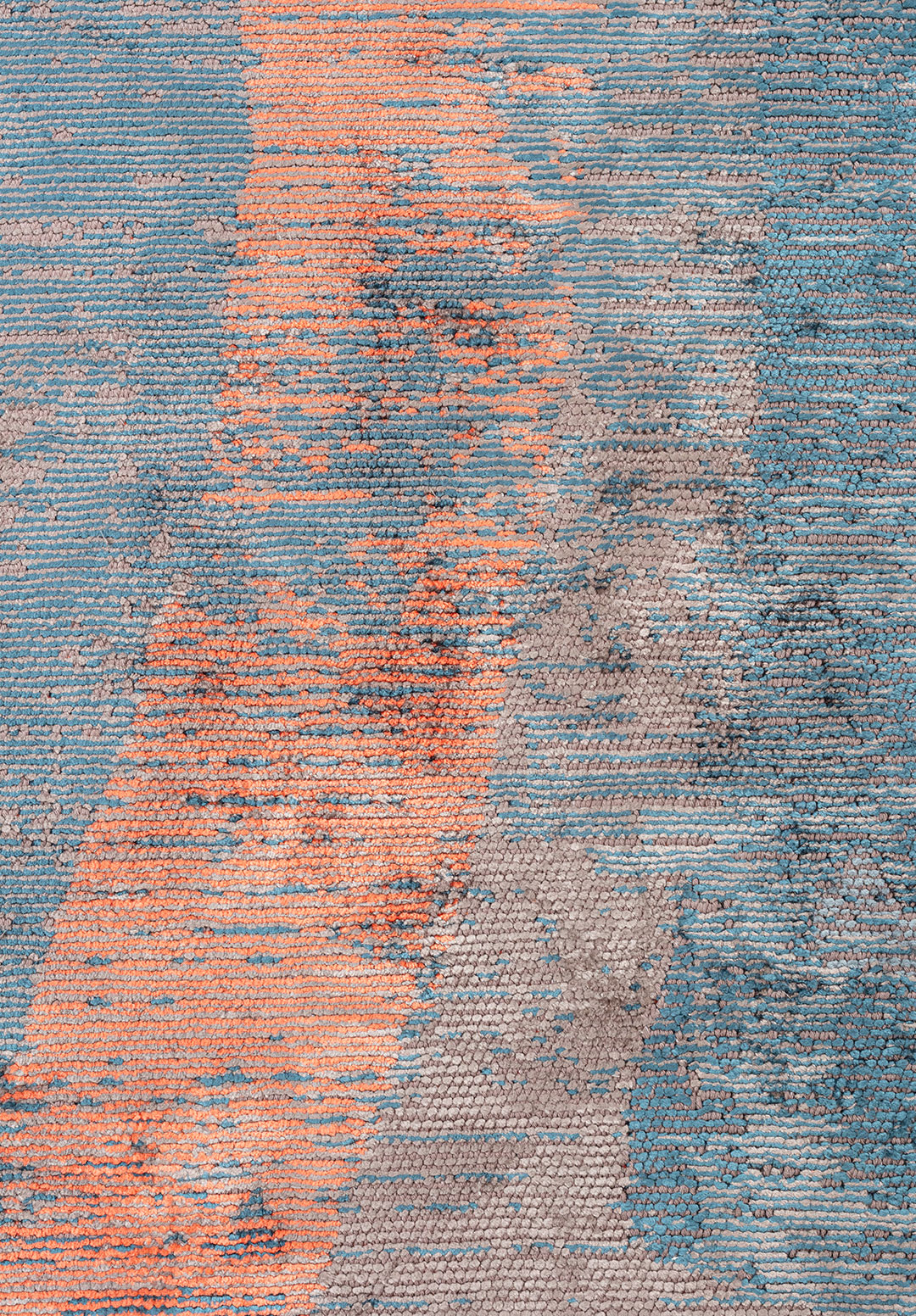 BLISS DARK GREY - PETROL - BLUE - CORAL RUG - 5