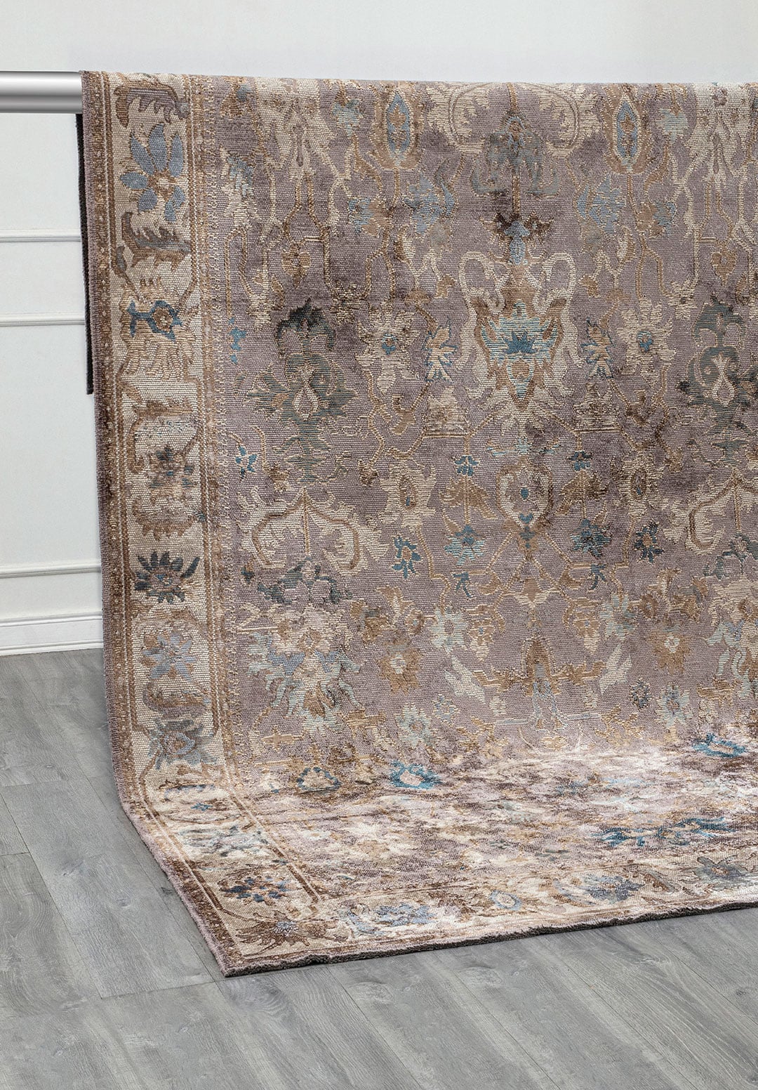 MAJESTY BEIGE - MINK - BLUE - DARK GREY - PETROL RUG - 4