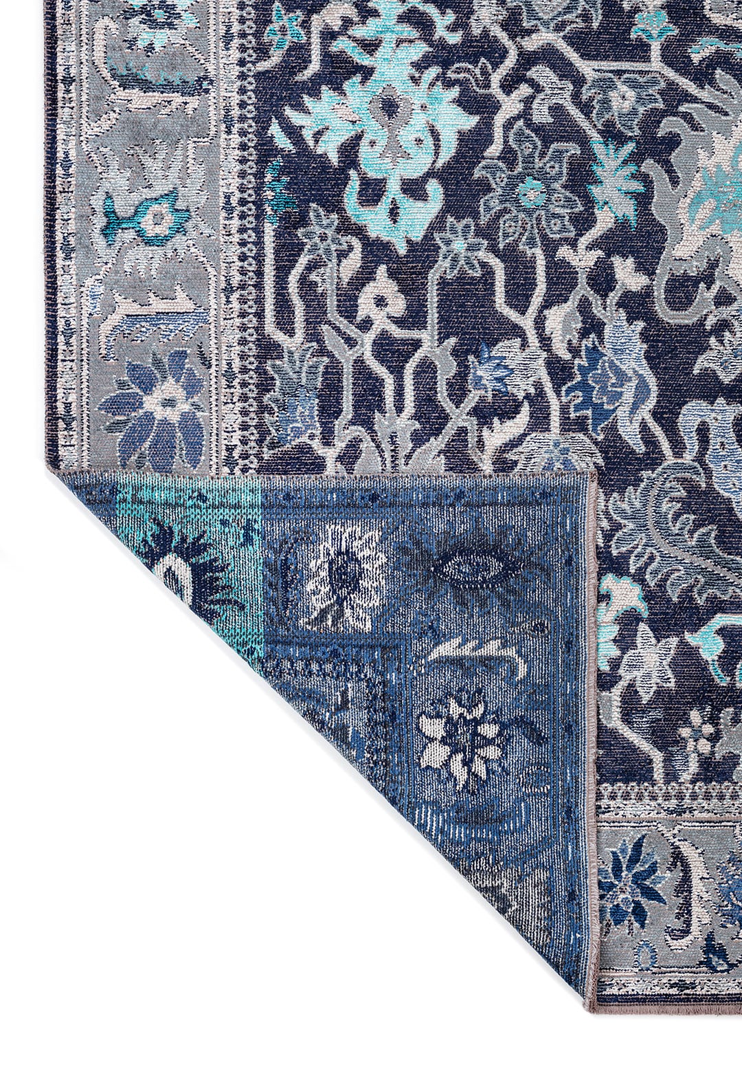 MAJESTY BLUE - BONE - NAVY BLUE - DARK NAVY - TURQUOISE RUG - 3
