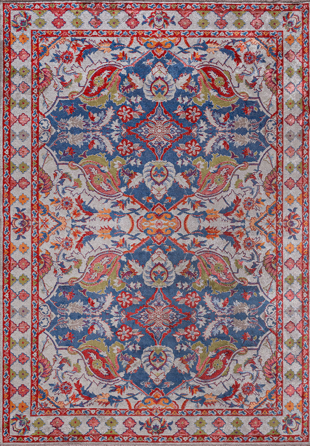 FORTRESS LIGHT GREY - GREEN - RED - NAVY BLUE - TERRA - DARK GREY RUG