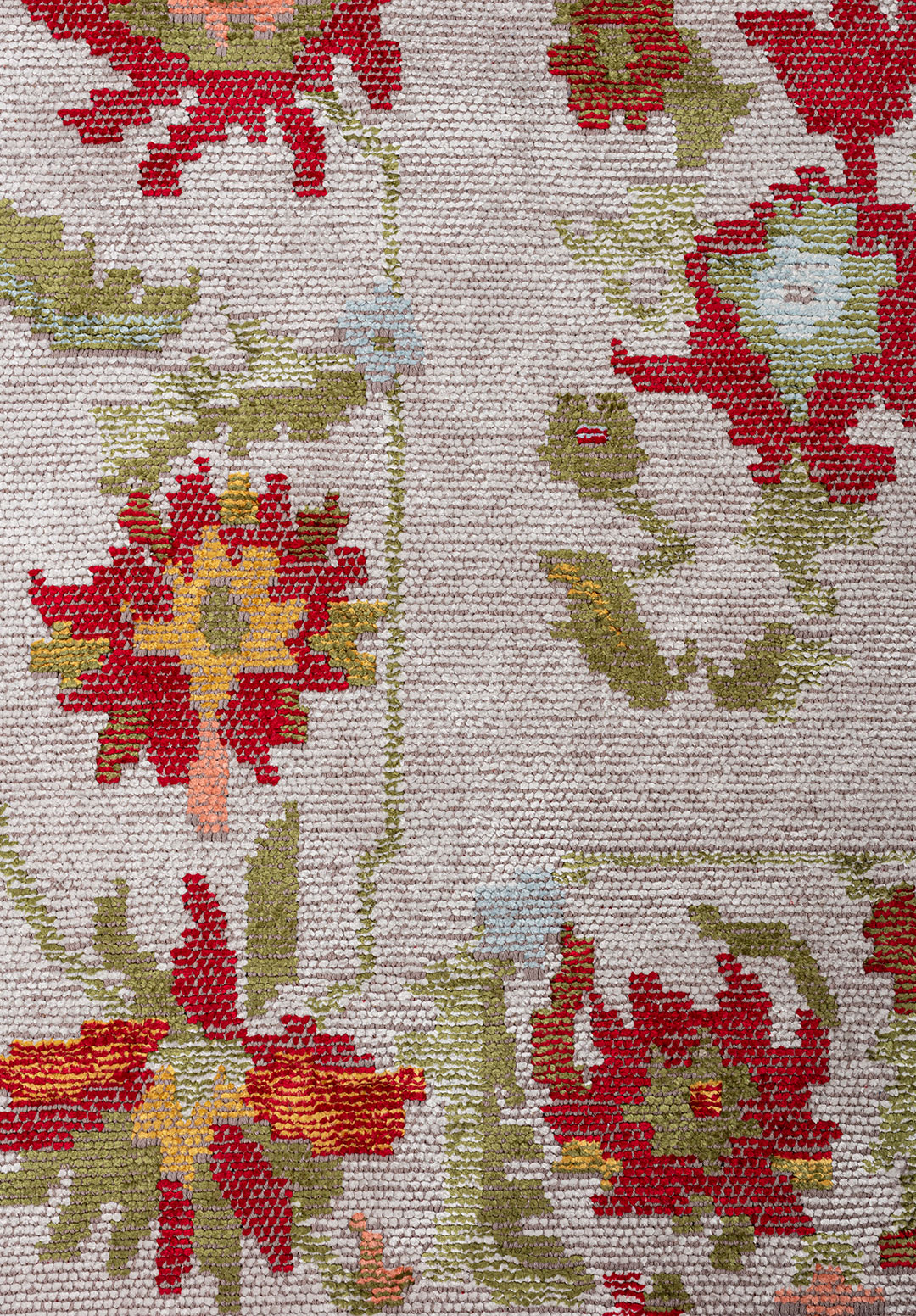 MAJESTY LIGHT CORAL - GREEN - MAGENTA - BONE - GOLD - ICE BLUE RUG - 5