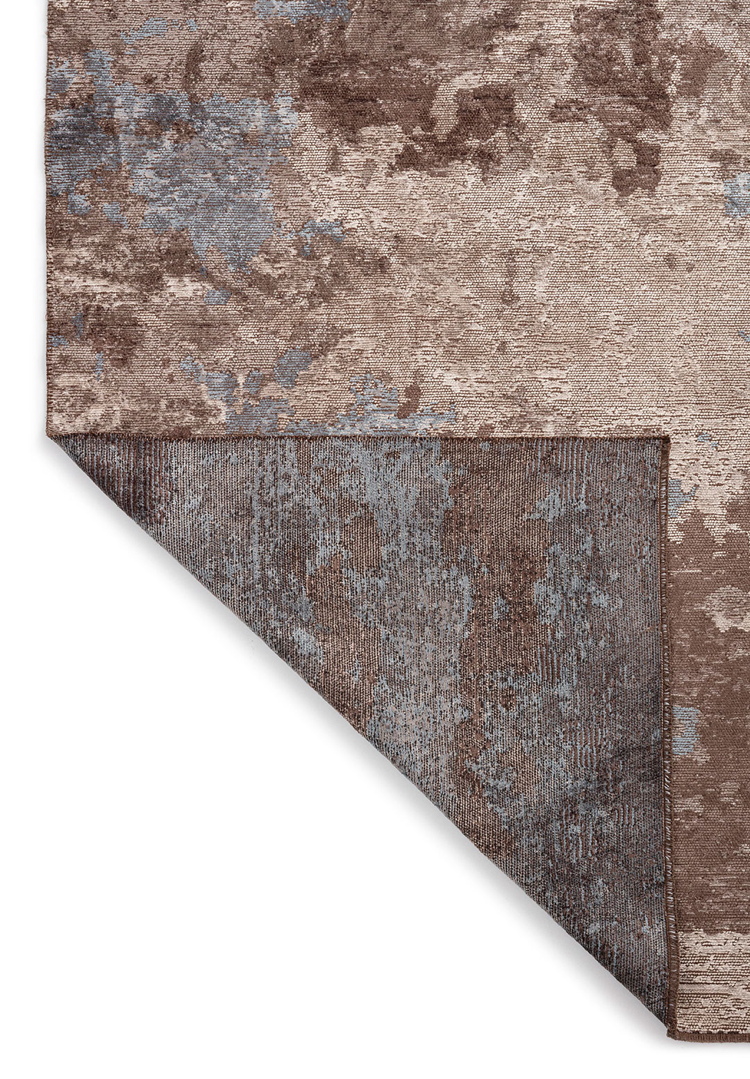 QUASAR STONE - BLUE - DARK MINK - DARK GREY RUG - 3