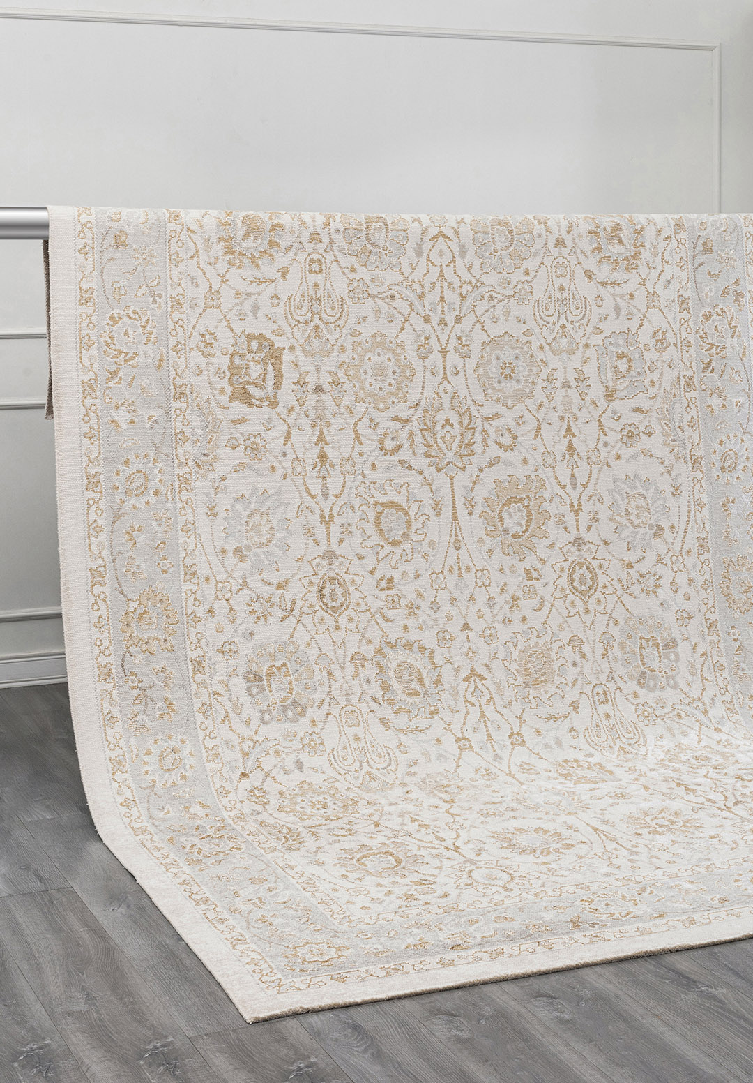 DAHLIA ECRU - DARK BEIGE - BEIGE - LIGHT GREY RUG - 4