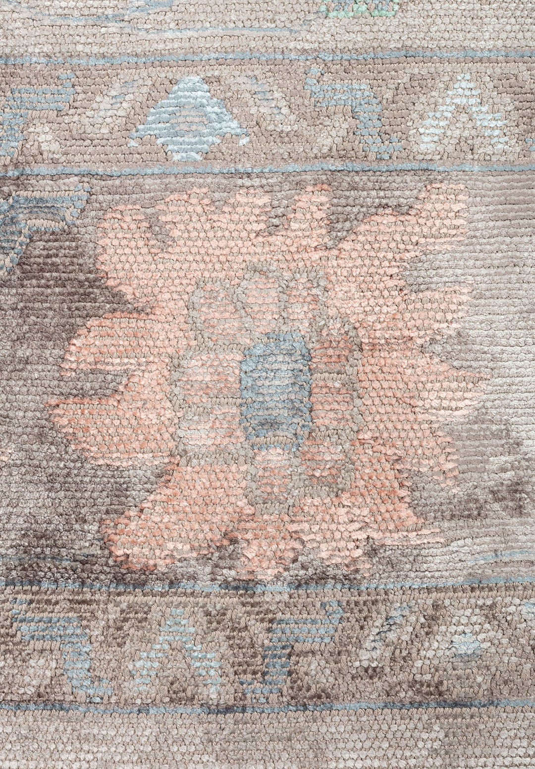 VIVIENNE GREY - DARK GREY - COPPER - BLUE - RIVER GREEN - ICE BLUE RUG - 5