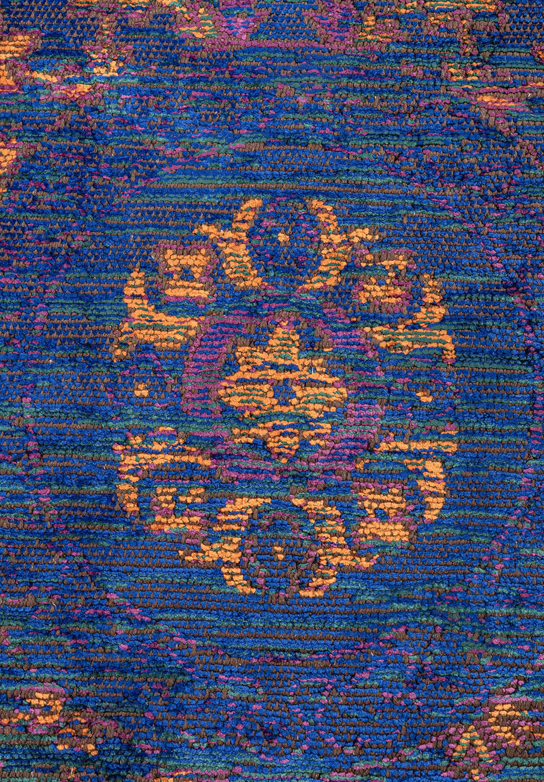 PALACE PURPLE - ORANGE - SAXON BLUE - DARK GREEN RUG - 5