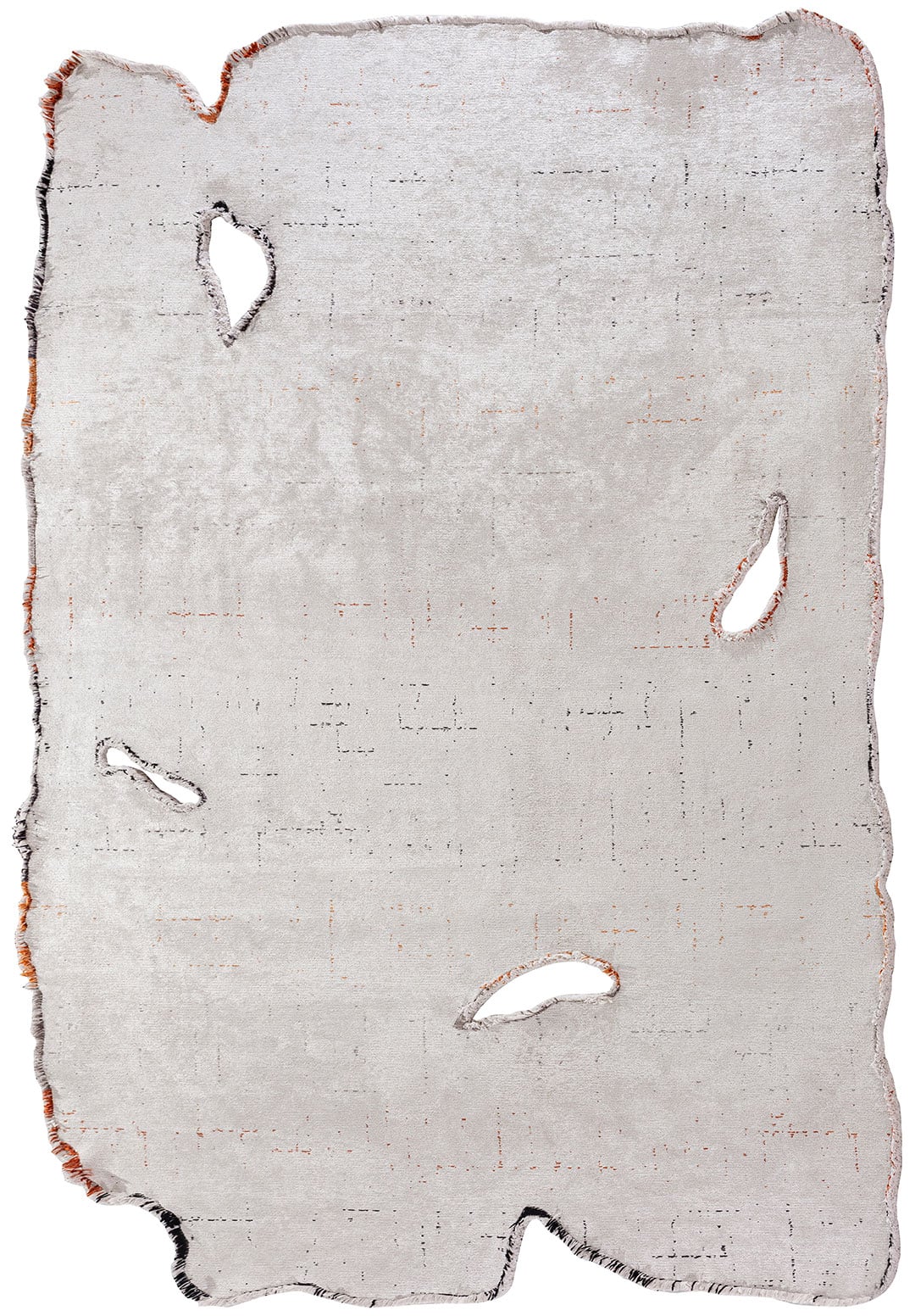 SAND BLACK - RUST - DARK GREY - TERRA - CHARCOAL - ECRU RUG - 1