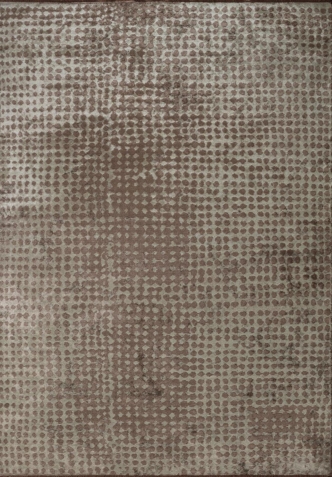 DOTS RIVER GREEN - KHAKI RUG - 1