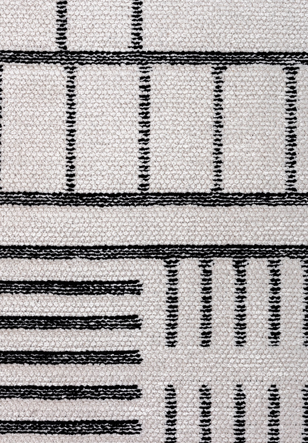 INFINITY BLACK - ECRU RUG - 5