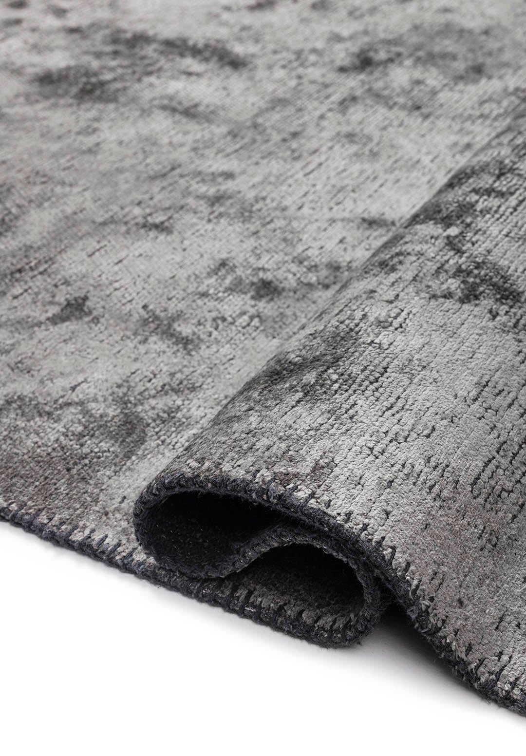 MEDALLION DARK GREY RUG - 2